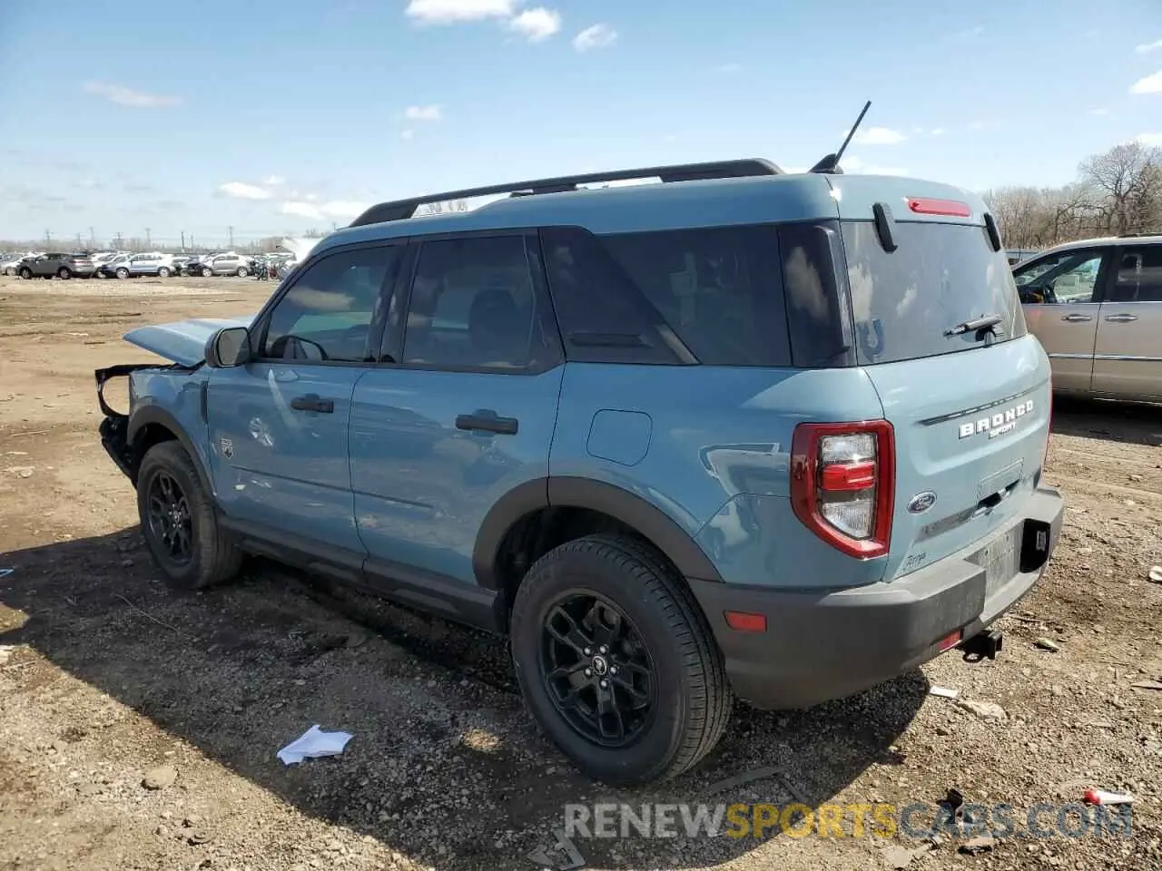 2 Photograph of a damaged car 3FMCR9B65MRA22151 FORD BRONCO 2021