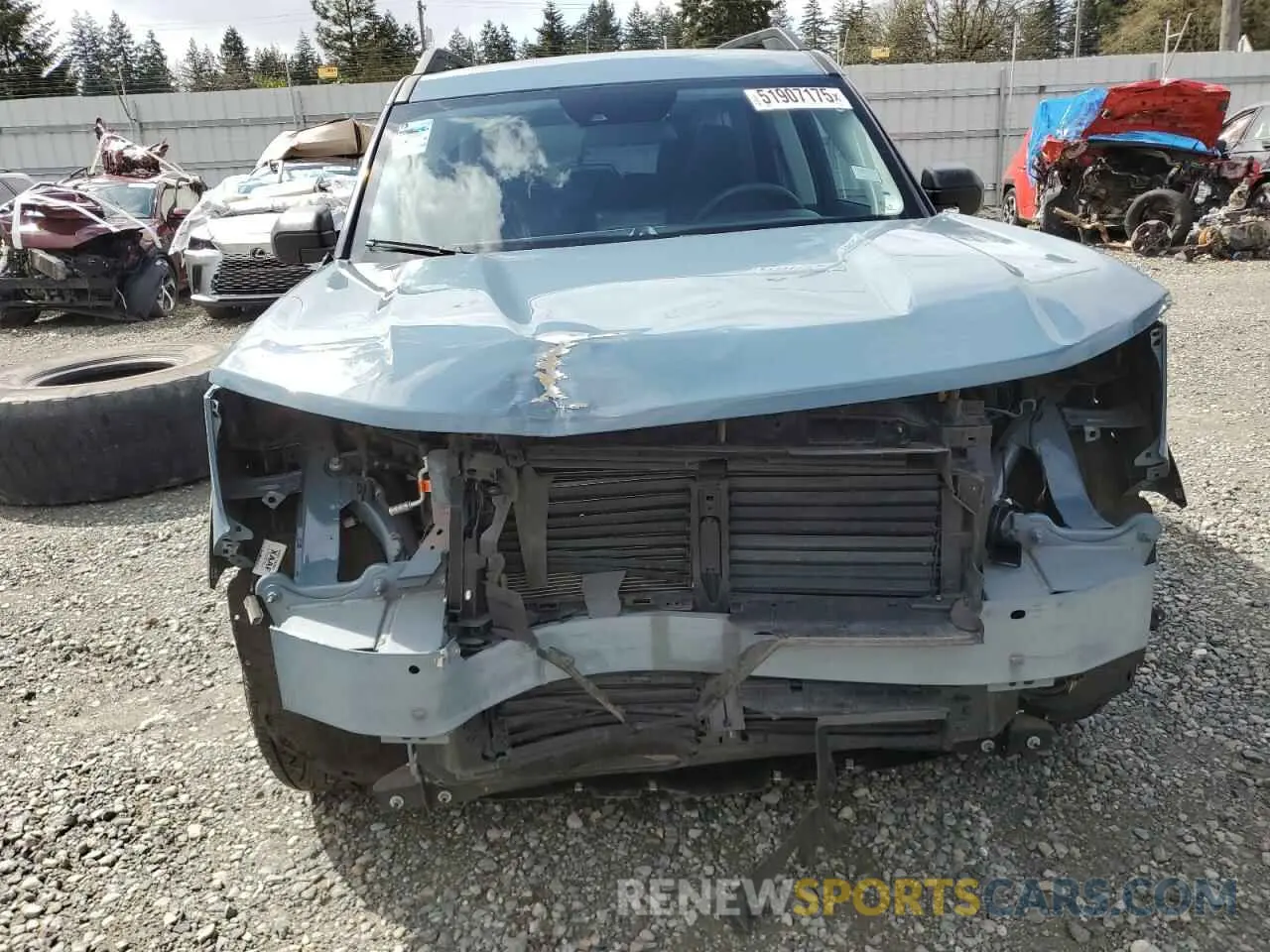 5 Photograph of a damaged car 3FMCR9B67MRA57239 FORD BRONCO 2021