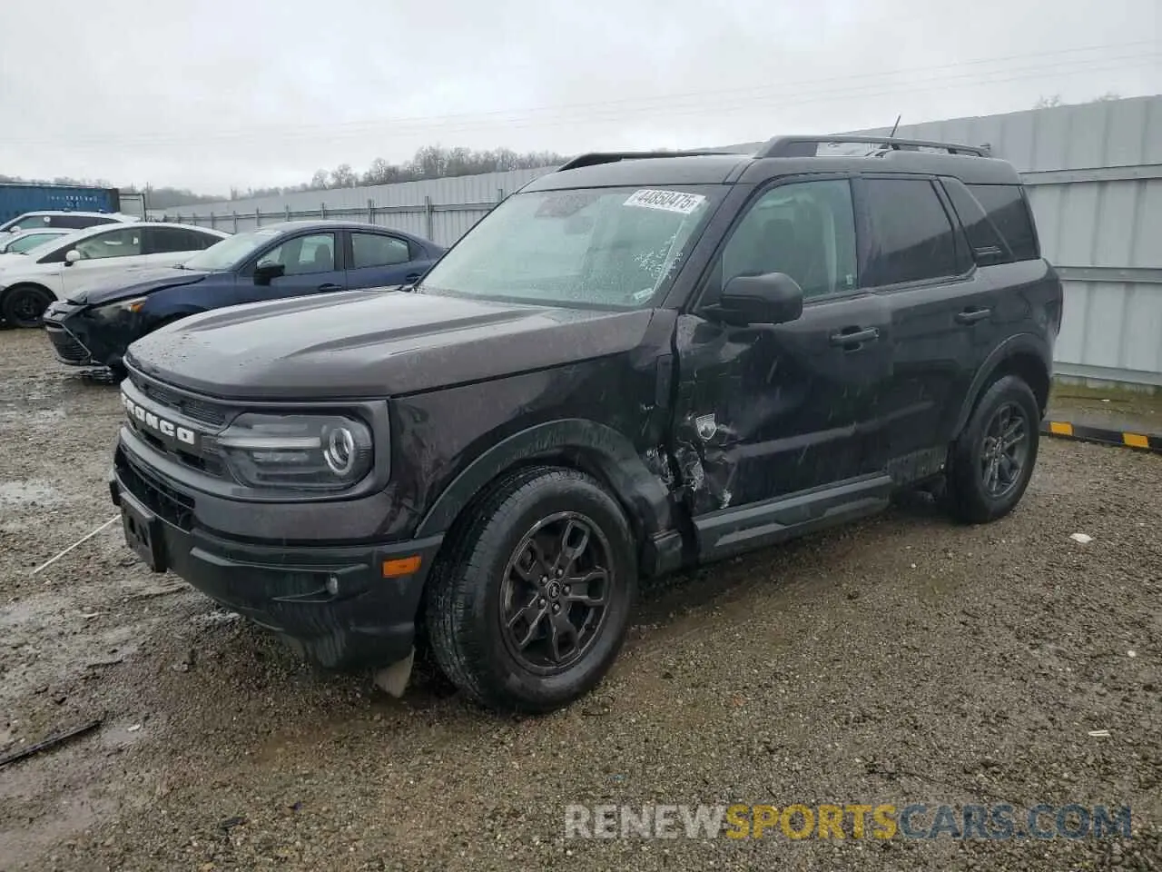 1 Photograph of a damaged car 3FMCR9B69MRB04593 FORD BRONCO 2021