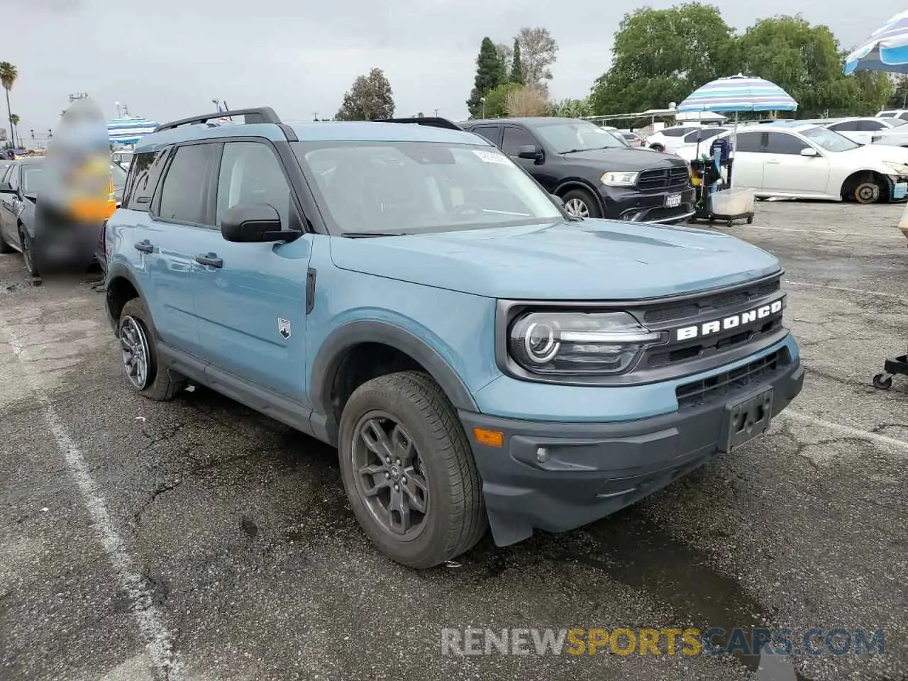 4 Фотография поврежденного автомобиля 3FMCR9B69MRB20633 FORD BRONCO 2021