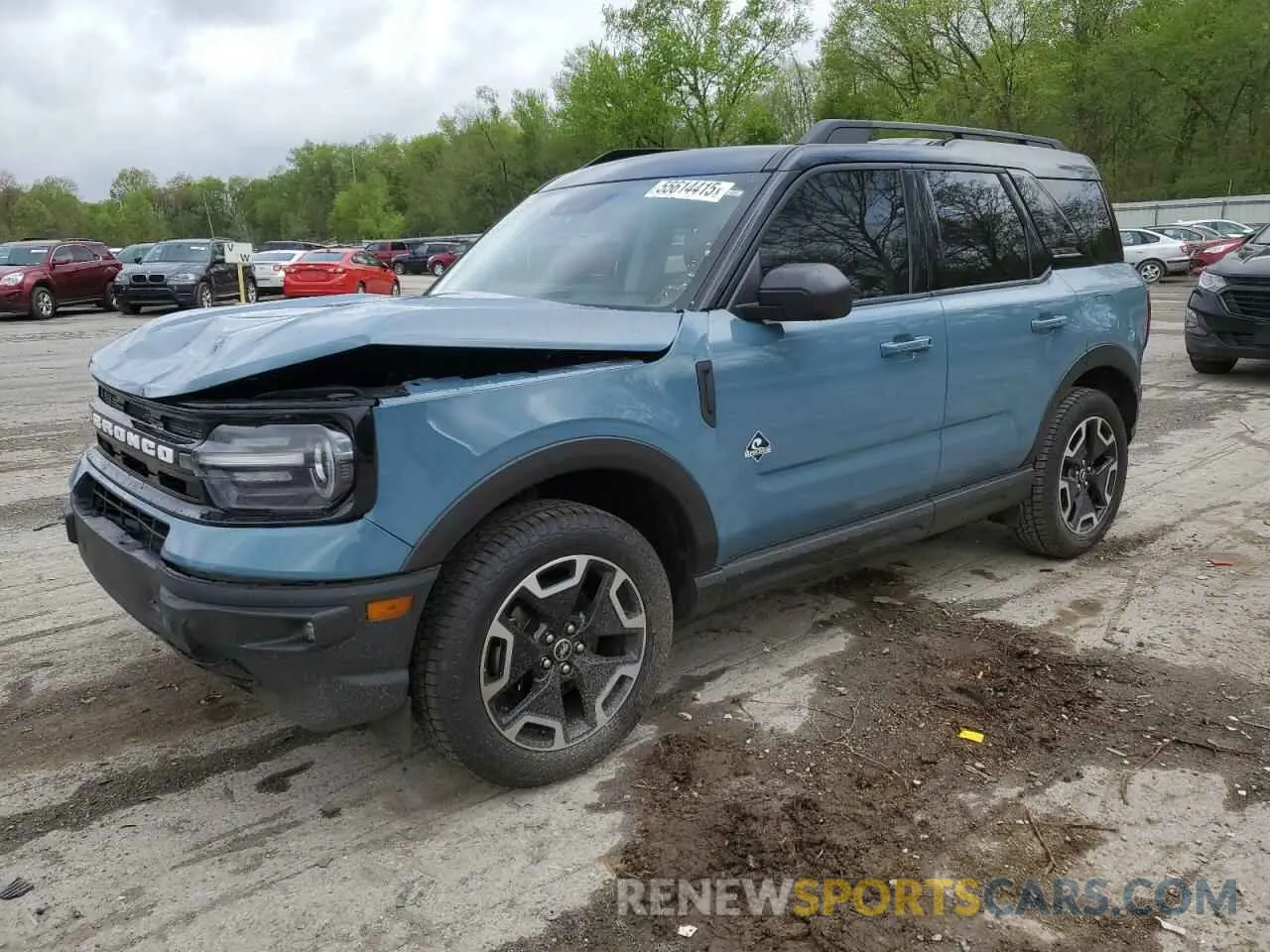 1 Photograph of a damaged car 3FMCR9C61MRB08300 FORD BRONCO 2021