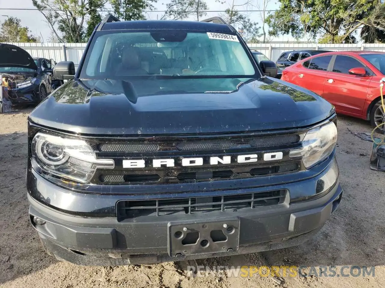 5 Photograph of a damaged car 3FMCR9C62MRA81835 FORD BRONCO 2021
