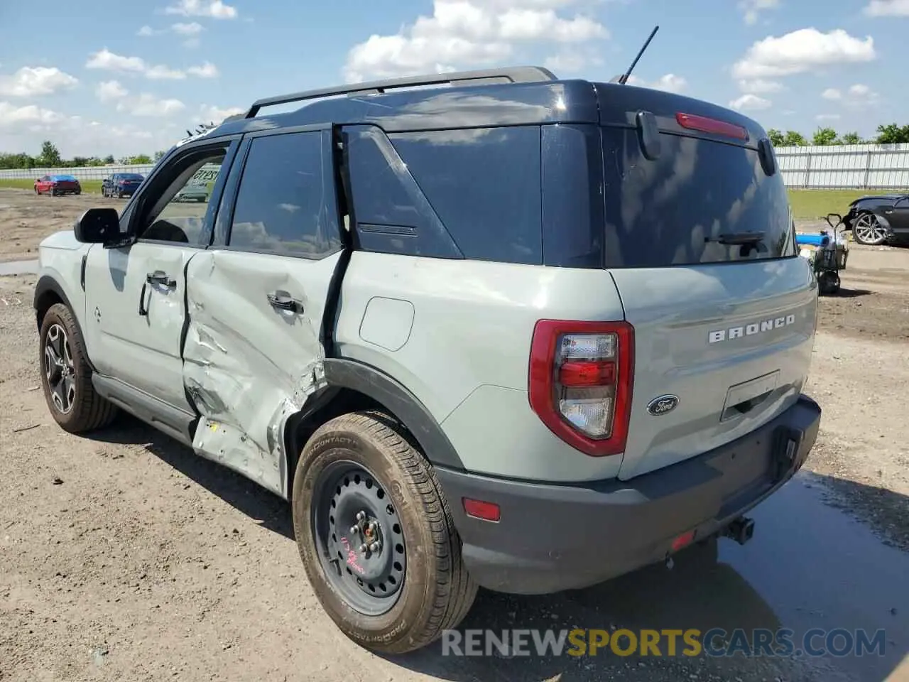 2 Фотография поврежденного автомобиля 3FMCR9C64MRA23483 FORD BRONCO 2021