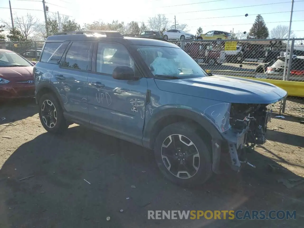 4 Фотография поврежденного автомобиля 3FMCR9C67MRB00816 FORD BRONCO 2021