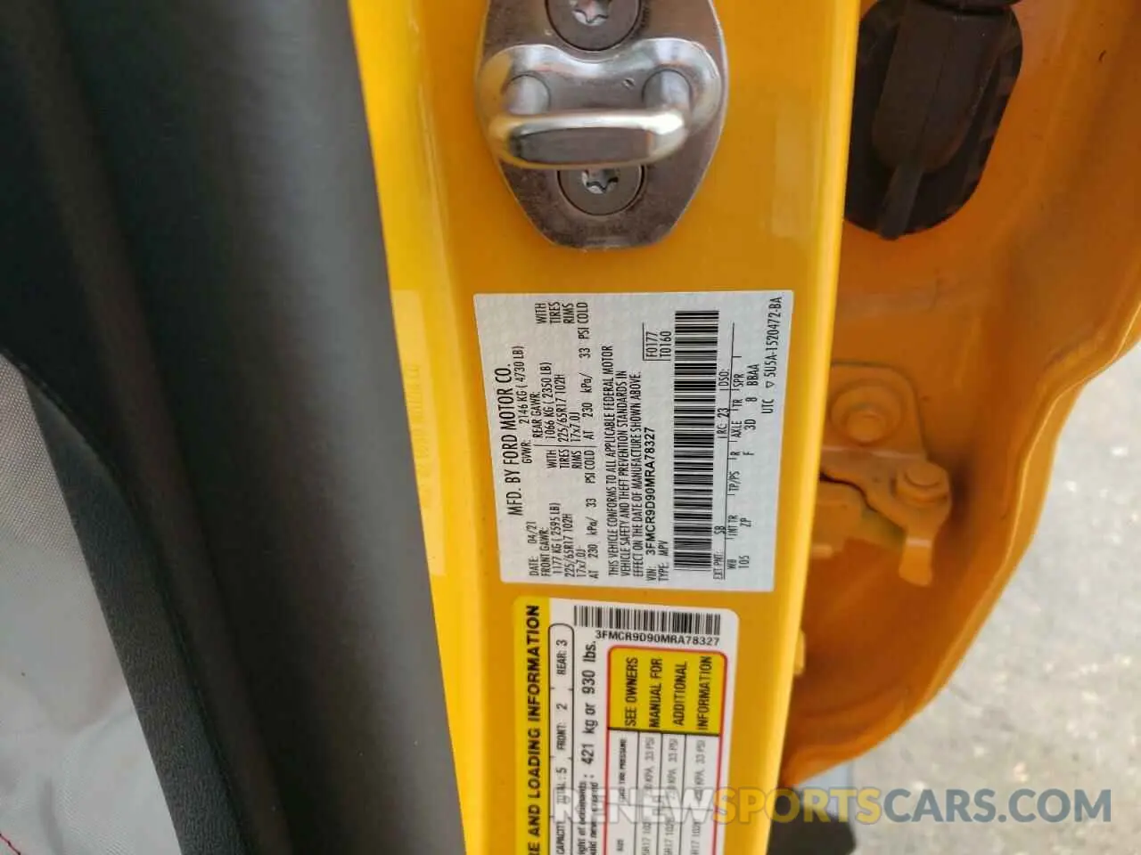13 Фотография поврежденного автомобиля 3FMCR9D90MRA78327 FORD BRONCO 2021