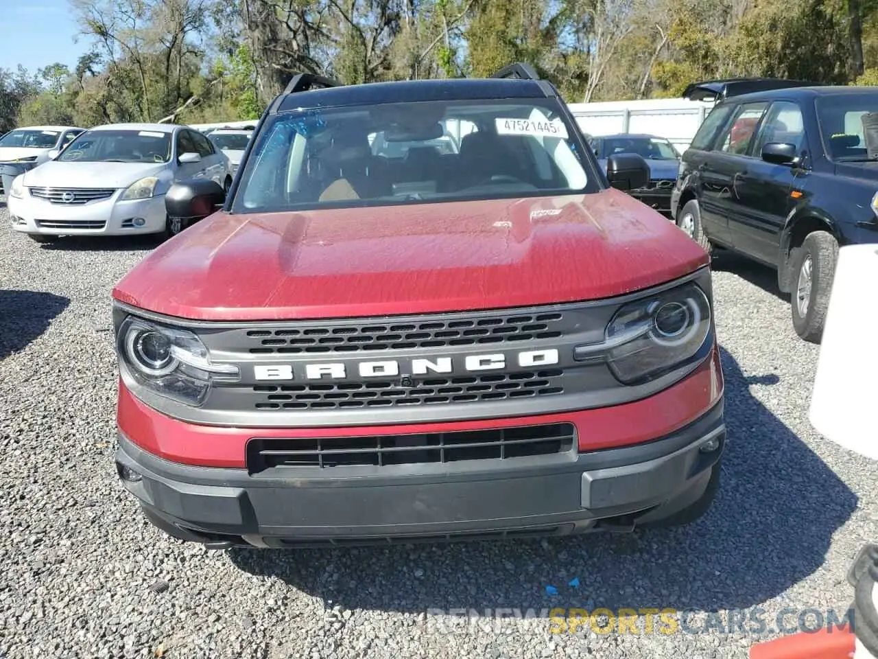5 Фотография поврежденного автомобиля 3FMCR9D99MRA44340 FORD BRONCO 2021