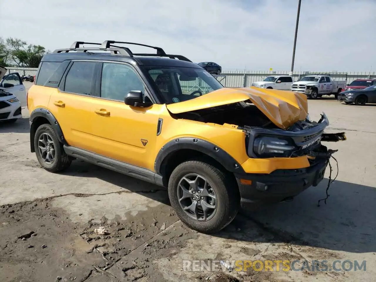 4 Фотография поврежденного автомобиля 3FMCR9D99MRA67620 FORD BRONCO 2021