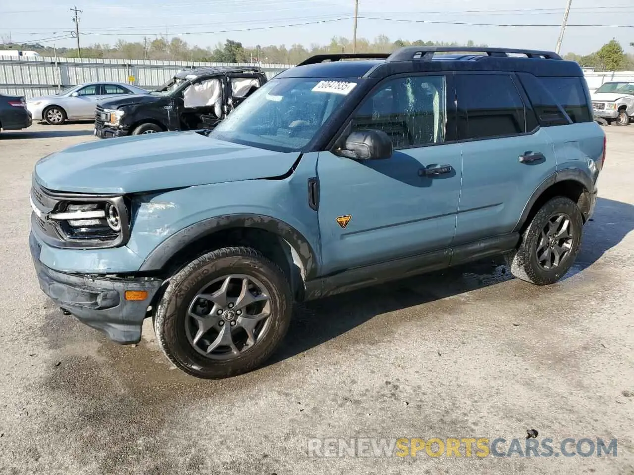 1 Photograph of a damaged car 3FMCR9D99MRB07775 FORD BRONCO 2021