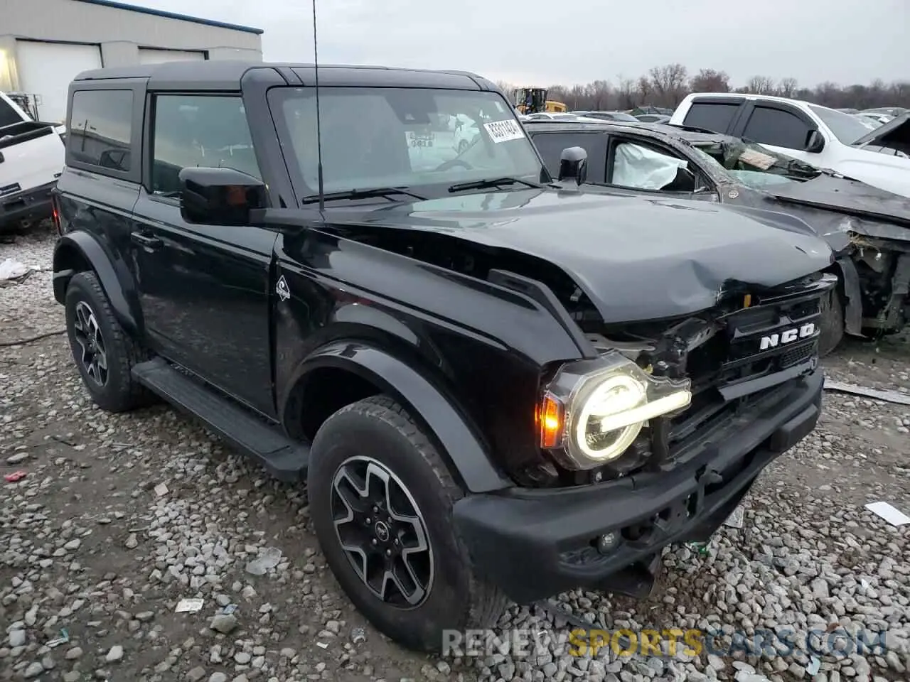 4 Фотография поврежденного автомобиля 1FMDE5AH9NLB65437 FORD BRONCO 2022