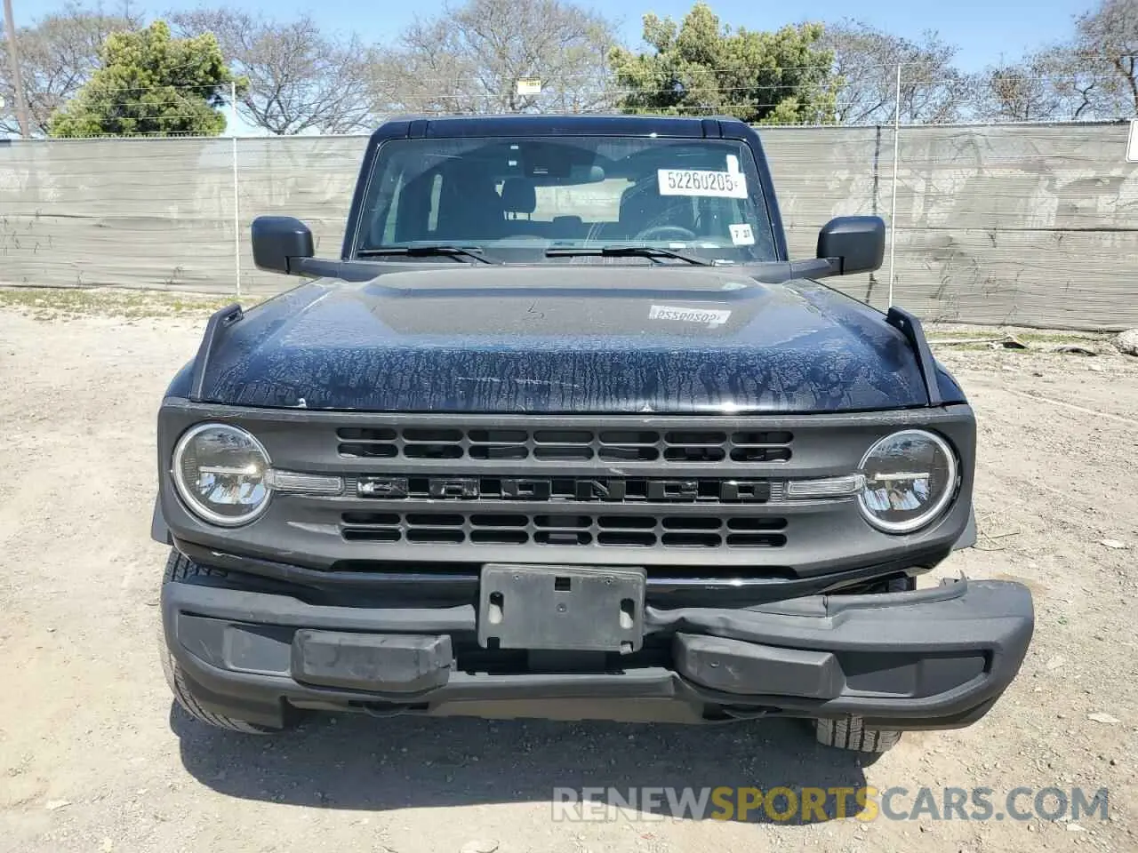 5 Photograph of a damaged car 1FMDE5AP5NLB09955 FORD BRONCO 2022