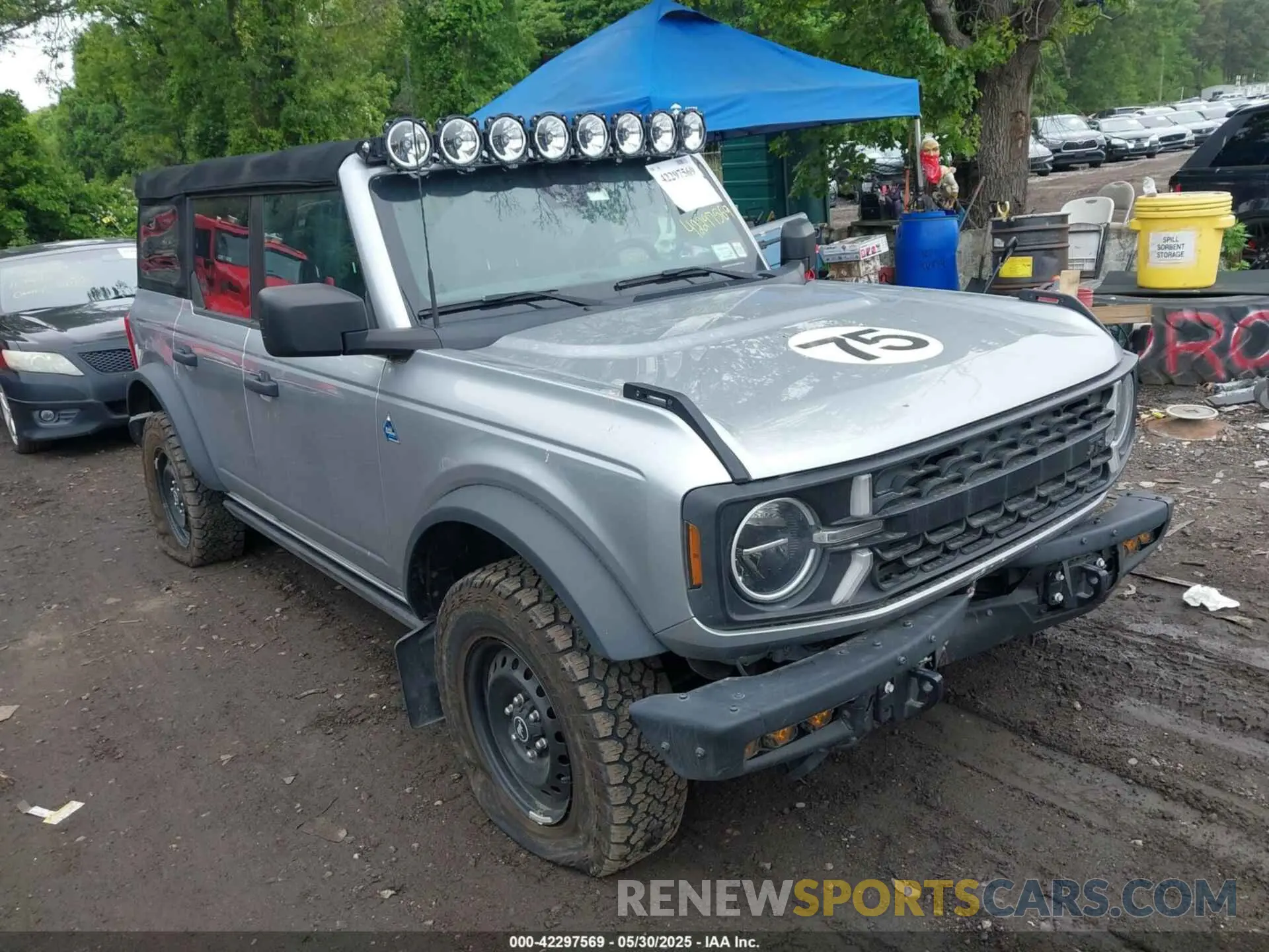 1 Photograph of a damaged car 1FMDE5BH4NLA78737 FORD BRONCO 2022
