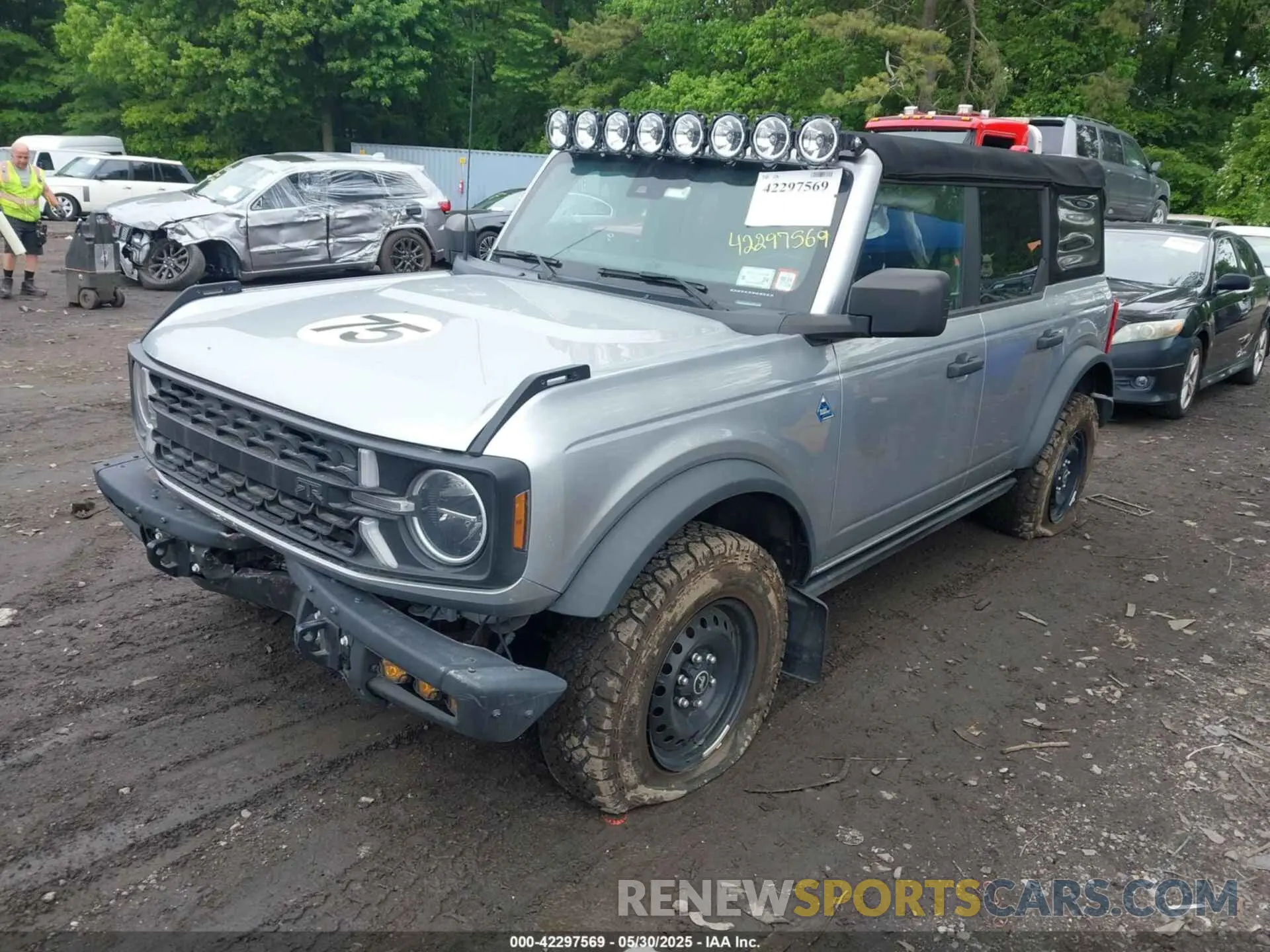 2 Photograph of a damaged car 1FMDE5BH4NLA78737 FORD BRONCO 2022