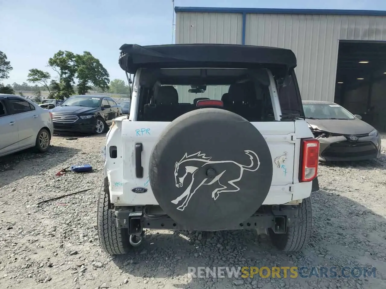 6 Фотография поврежденного автомобиля 1FMDE5BH9NLA85327 FORD BRONCO 2022