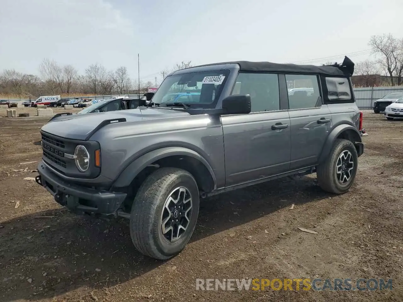 1 Photograph of a damaged car 1FMDE5BH9NLA86185 FORD BRONCO 2022