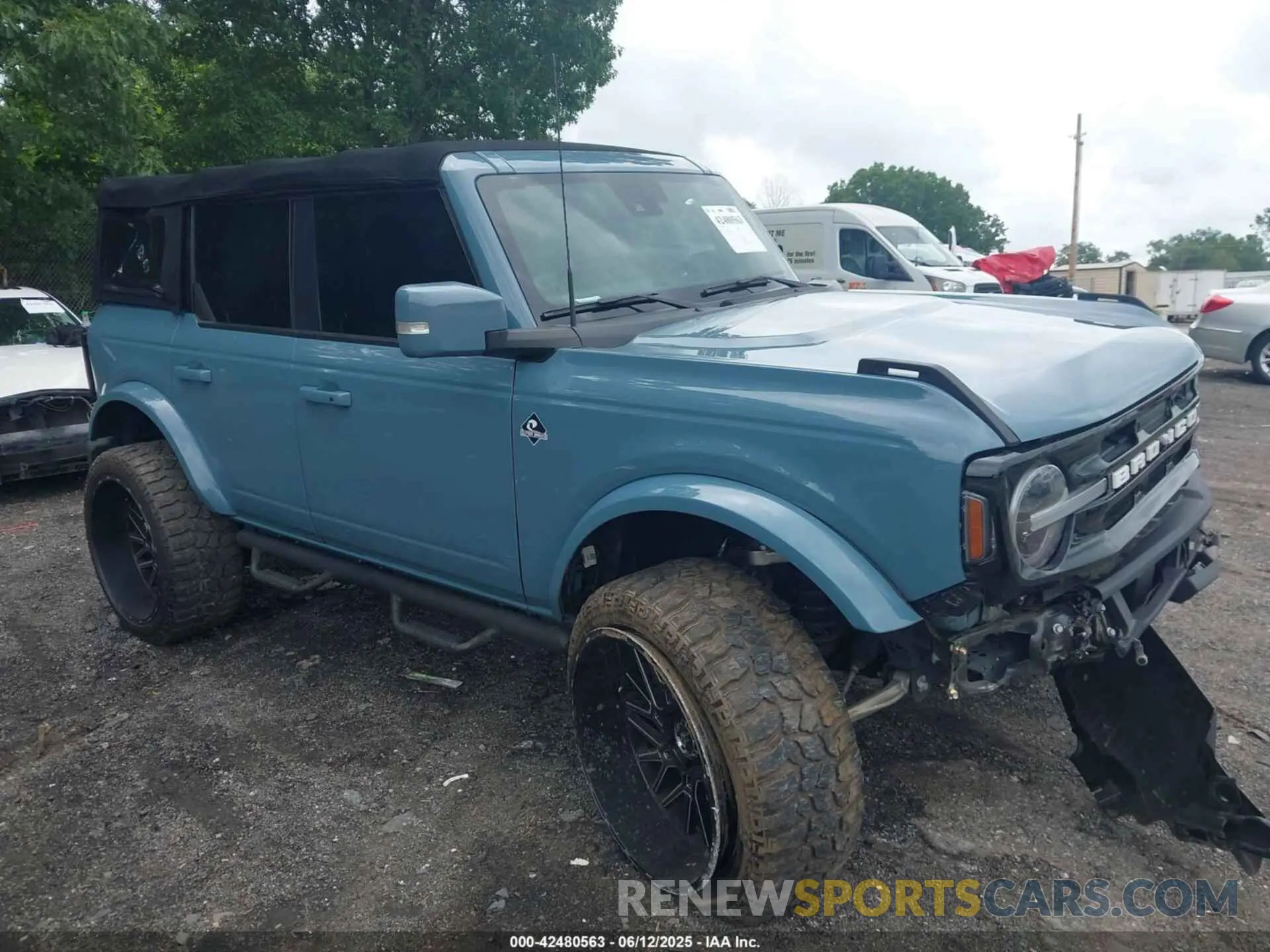 1 Photograph of a damaged car 1FMDE5BH9NLB11487 FORD BRONCO 2022