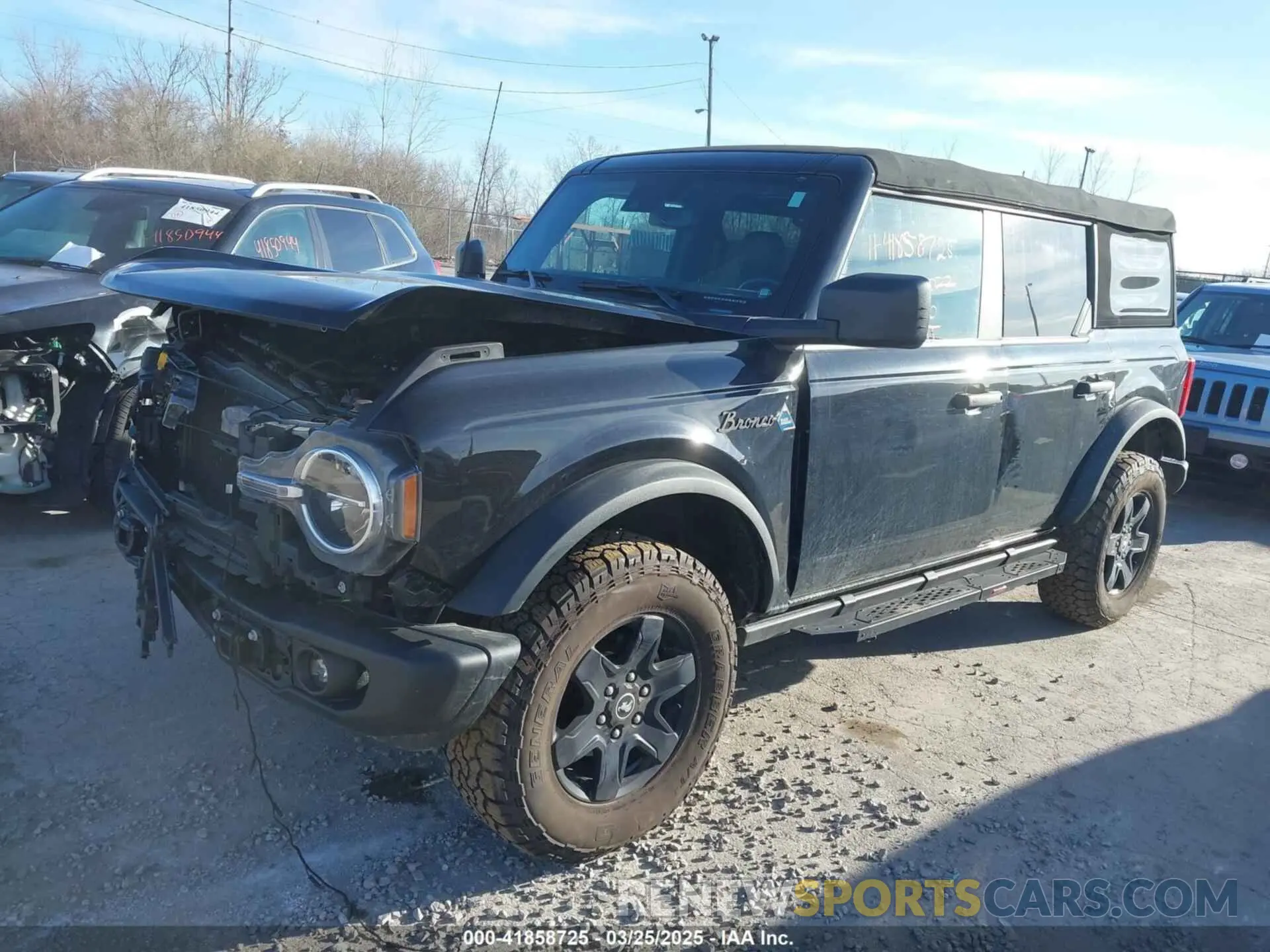 2 Фотография поврежденного автомобиля 1FMDE5BH9NLB25616 FORD BRONCO 2022