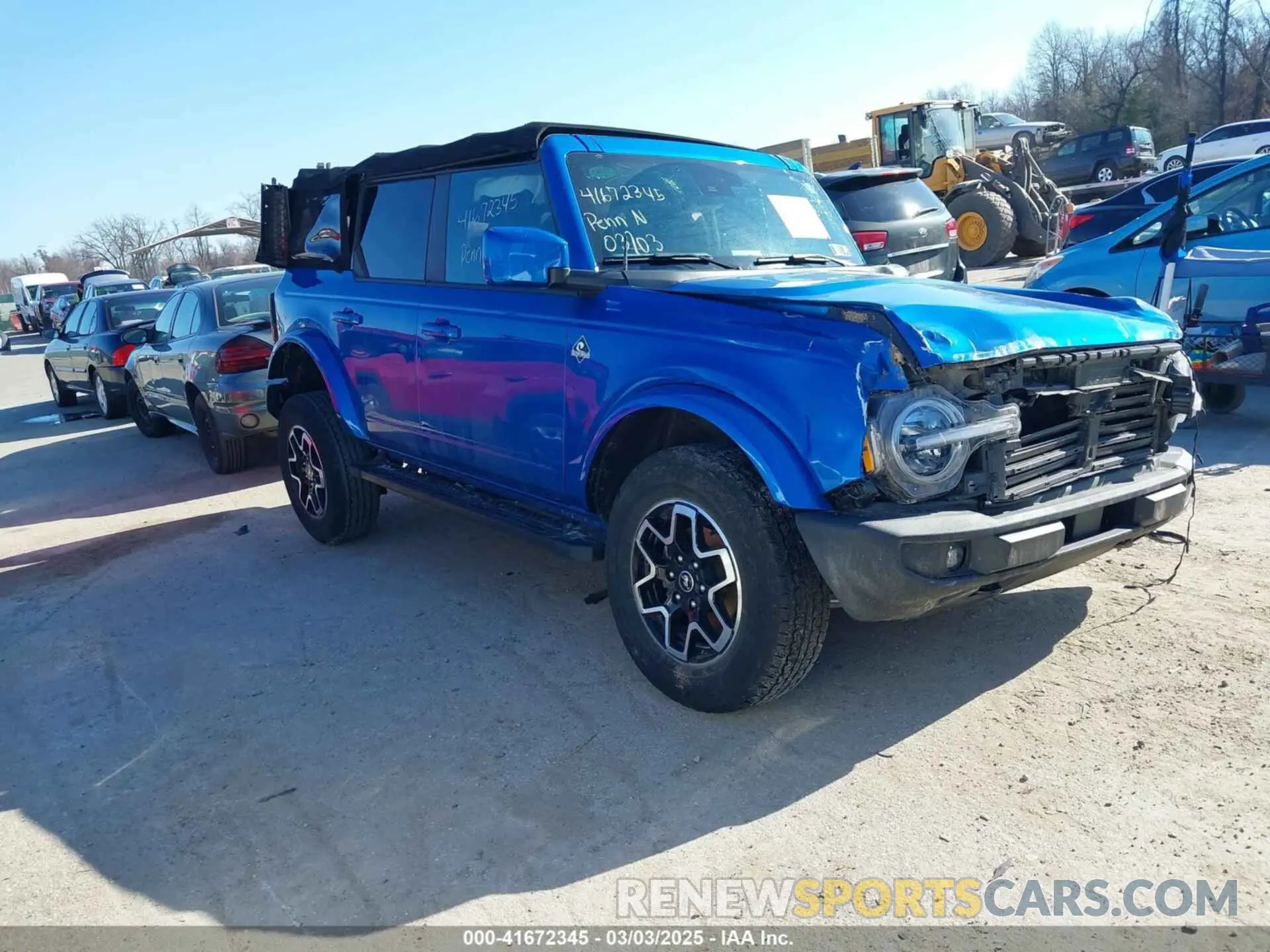1 Photograph of a damaged car 1FMDE5BHXNLB00725 FORD BRONCO 2022