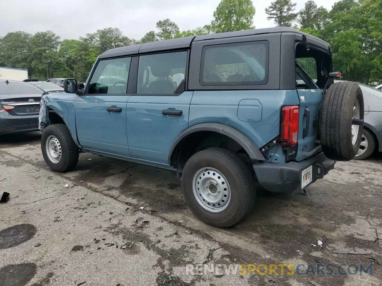 2 Фотография поврежденного автомобиля 1FMDE5BHXNLB91432 FORD BRONCO 2022