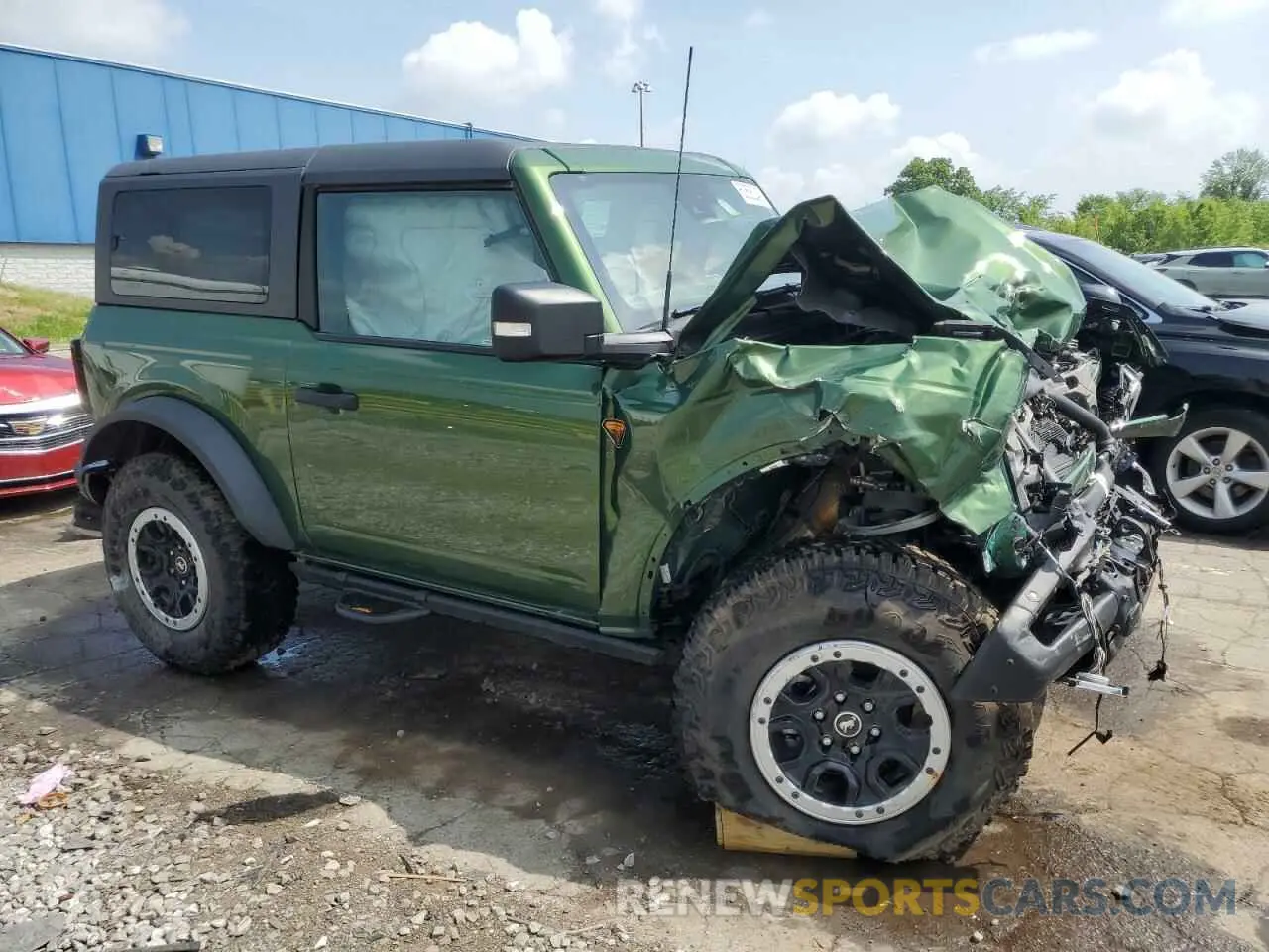 4 Фотография поврежденного автомобиля 1FMDE5CH4NLB83499 FORD BRONCO 2022