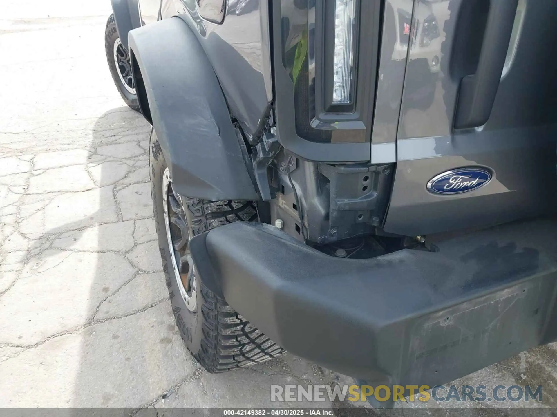 6 Фотография поврежденного автомобиля 1FMDE5DH1NLA75694 FORD BRONCO 2022