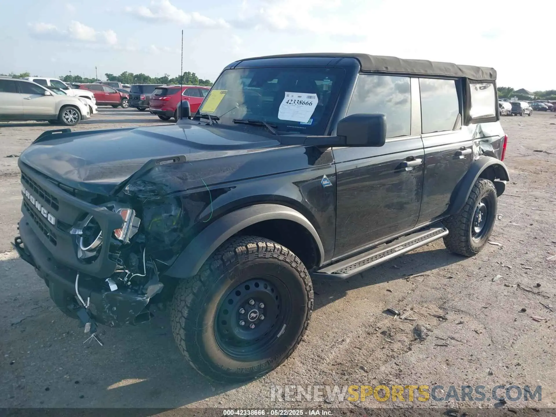 2 Фотография поврежденного автомобиля 1FMEE5BP3NLA74562 FORD BRONCO 2022