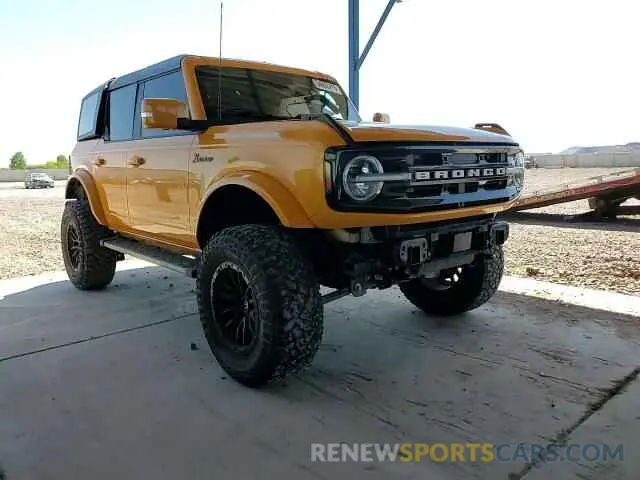 14 Photograph of a damaged car 1FMEE5BP8NLB30916 FORD BRONCO 2022