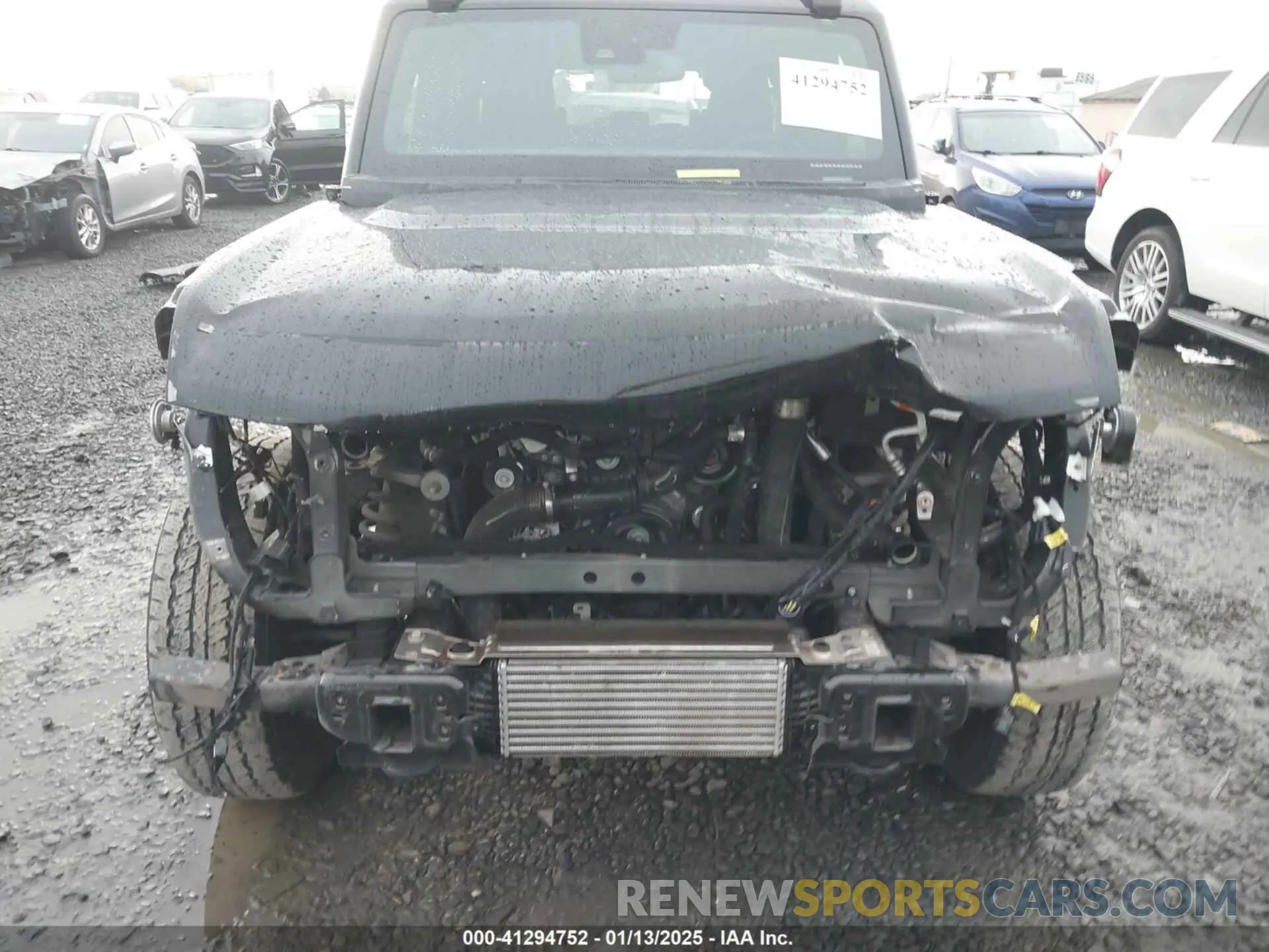 13 Photograph of a damaged car 1FMEE5BP9NLB60734 FORD BRONCO 2022