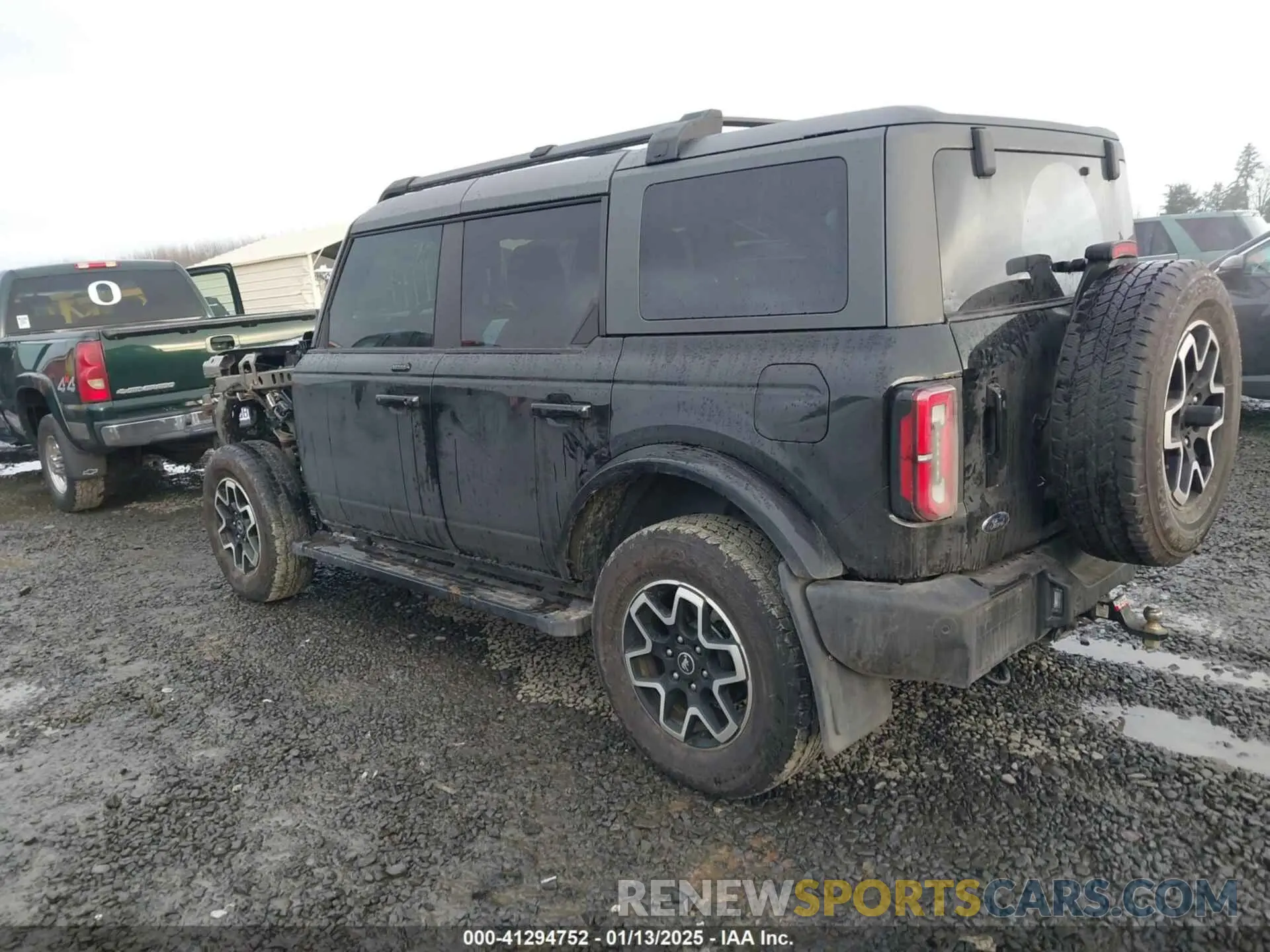 3 Photograph of a damaged car 1FMEE5BP9NLB60734 FORD BRONCO 2022