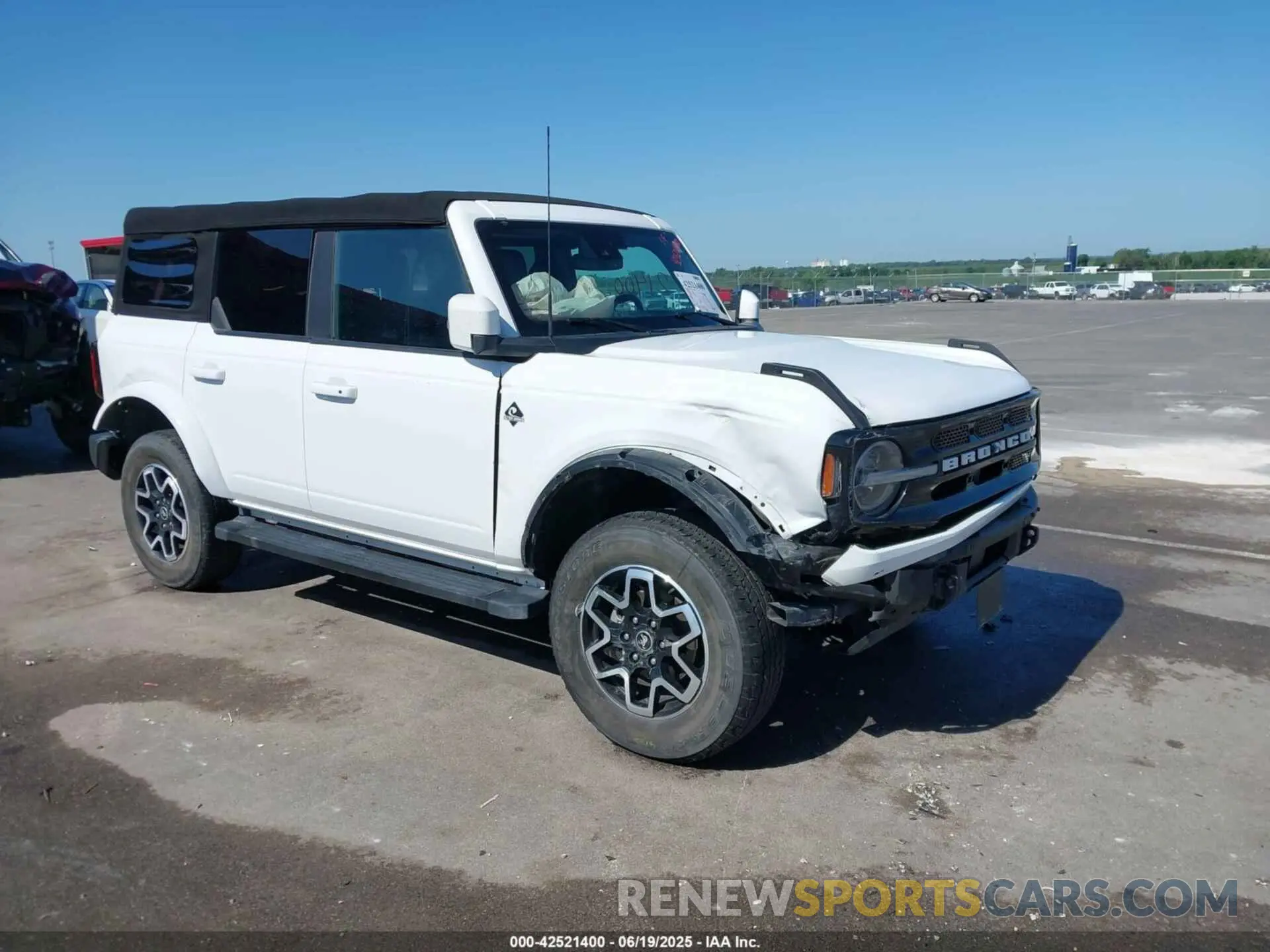 1 Фотография поврежденного автомобиля 1FMEE5BPXNLB21960 FORD BRONCO 2022