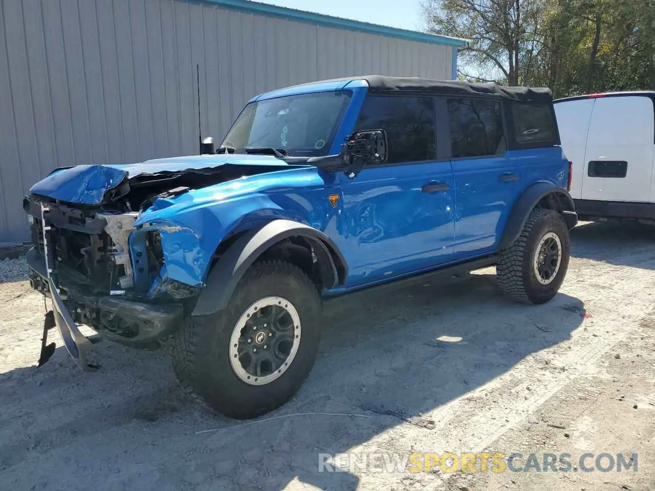1 Photograph of a damaged car 1FMEE5DH1NLB90221 FORD BRONCO 2022