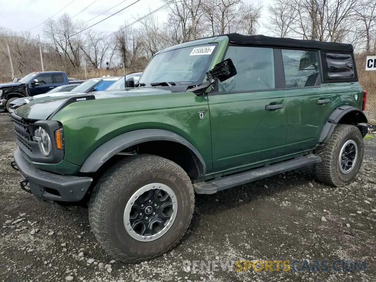 1 Photograph of a damaged car 1FMEE5DP0NLA81692 FORD BRONCO 2022