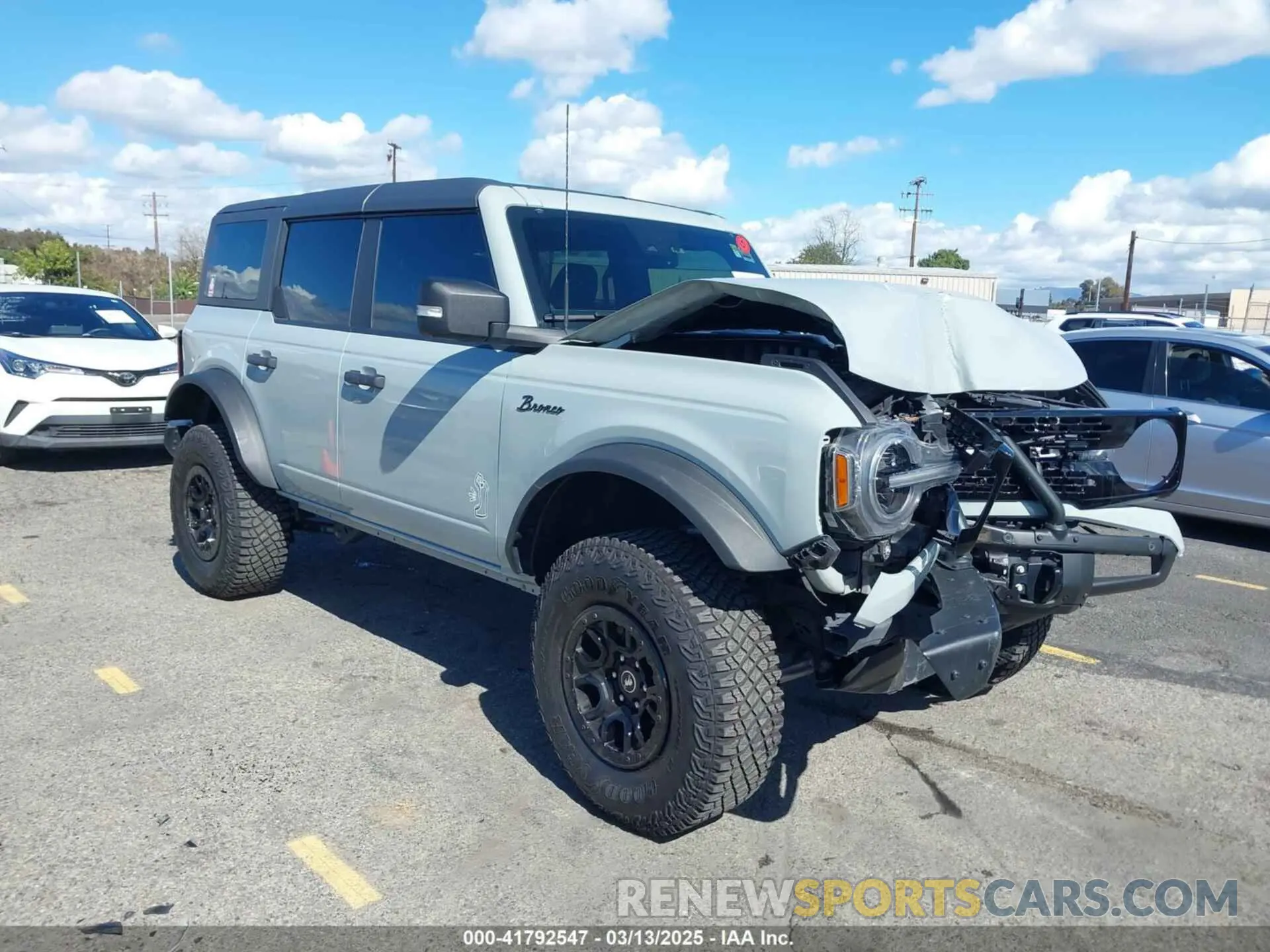 1 Photograph of a damaged car 1FMEE5DP1NLB51765 FORD BRONCO 2022