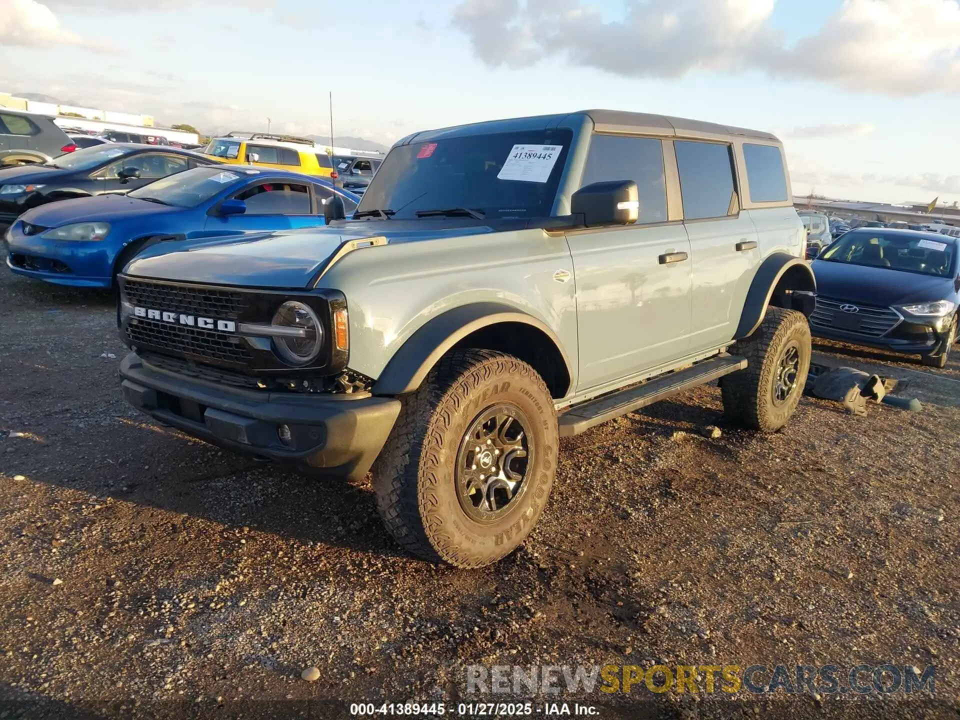 2 Фотография поврежденного автомобиля 1FMEE5DP3NLB22848 FORD BRONCO 2022