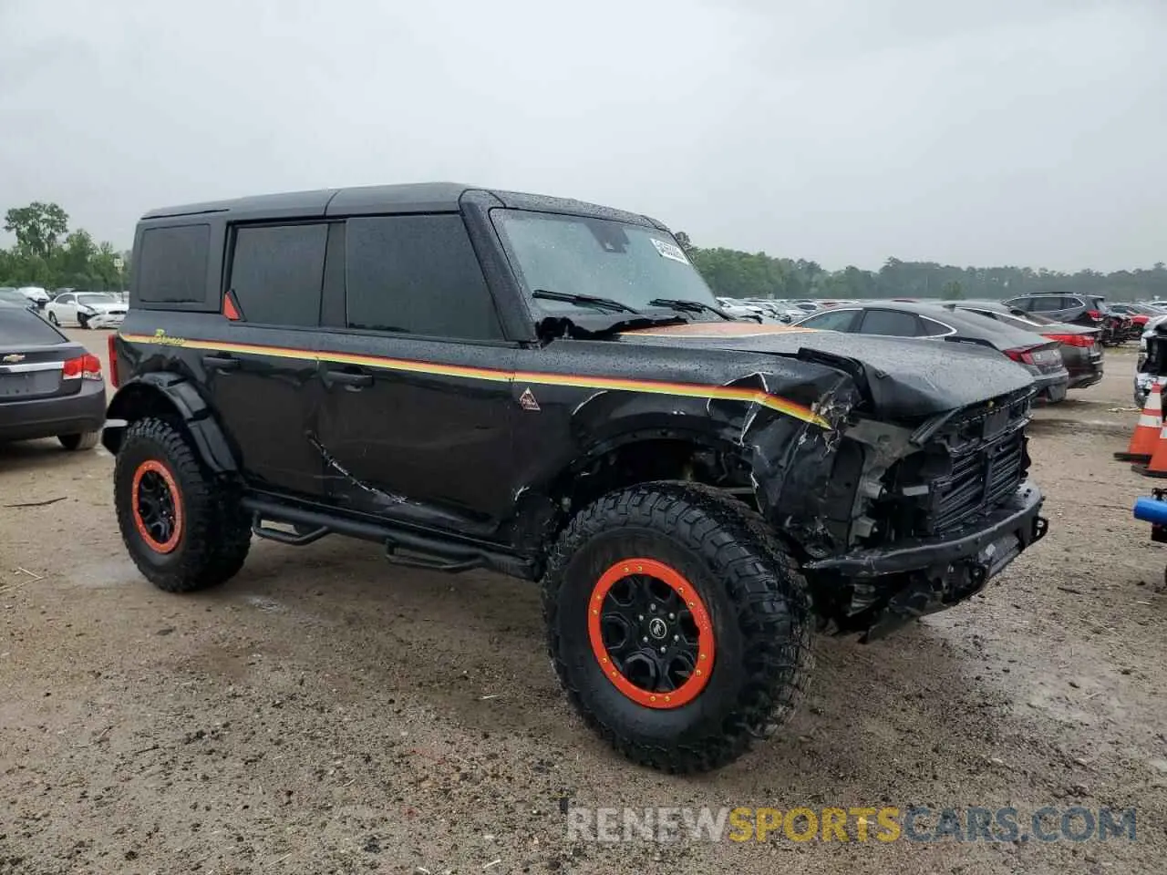 4 Фотография поврежденного автомобиля 1FMEE5DP5NLB31700 FORD BRONCO 2022