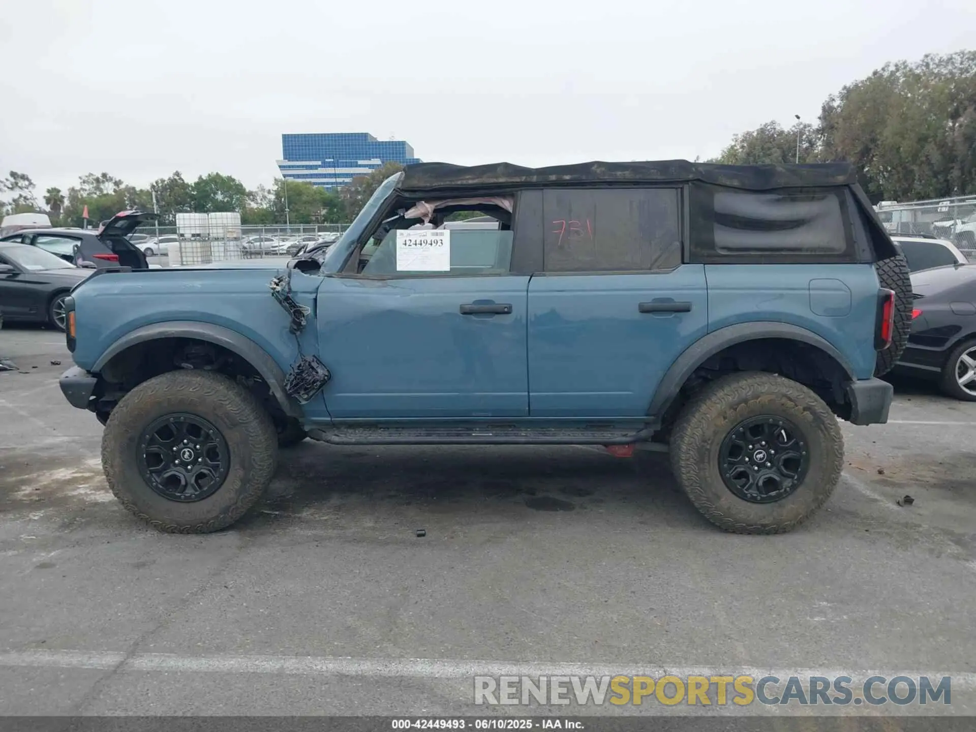 15 Фотография поврежденного автомобиля 1FMEE5DP6NLA91823 FORD BRONCO 2022