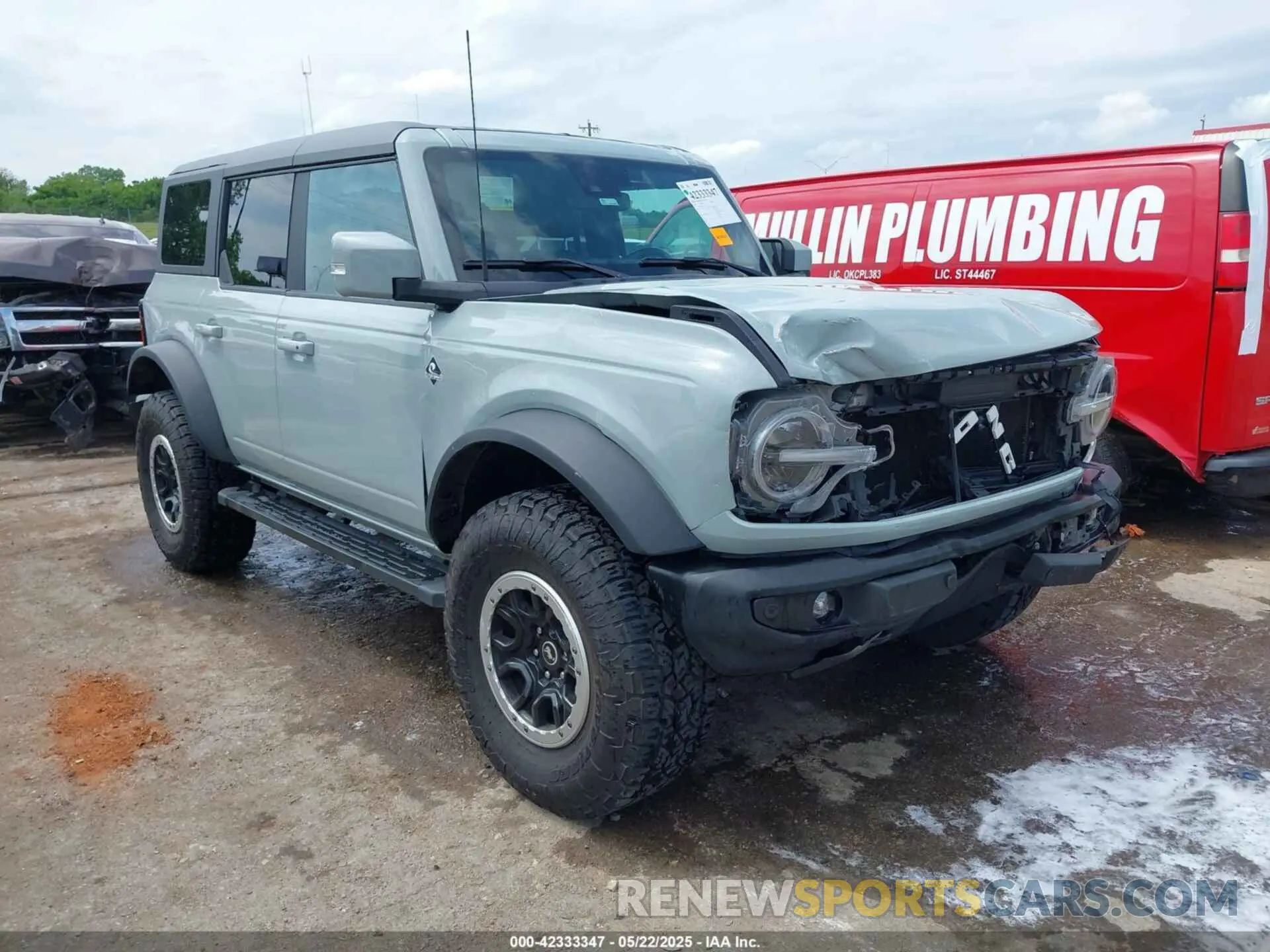 1 Photograph of a damaged car 1FMEE5DPXNLA96815 FORD BRONCO 2022