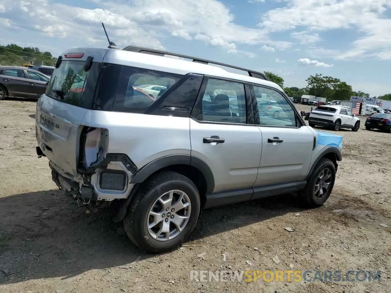 3 Photograph of a damaged car 3FMCR9A64NRD96964 FORD BRONCO 2022