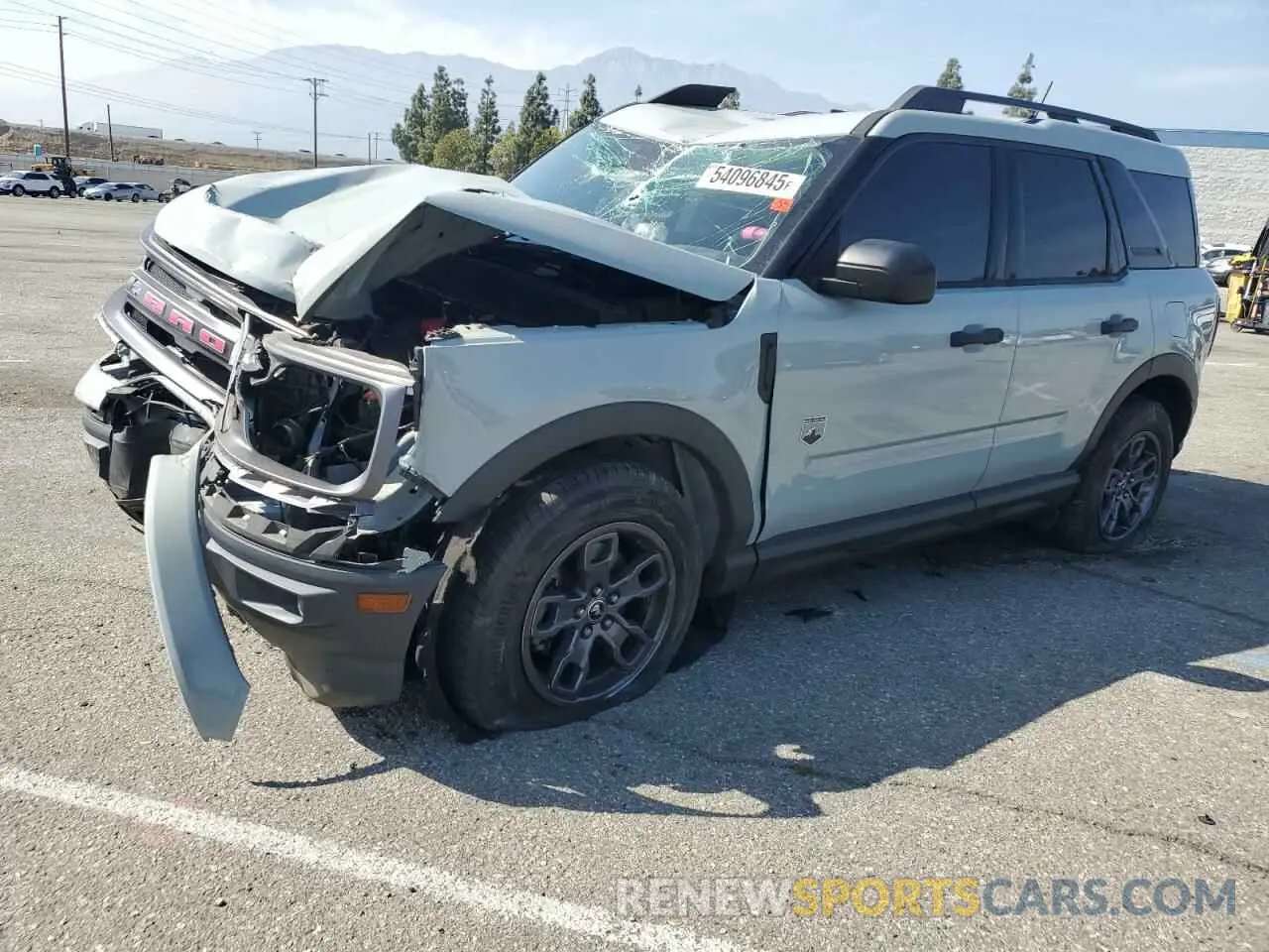 1 Photograph of a damaged car 3FMCR9B64NRD40800 FORD BRONCO 2022