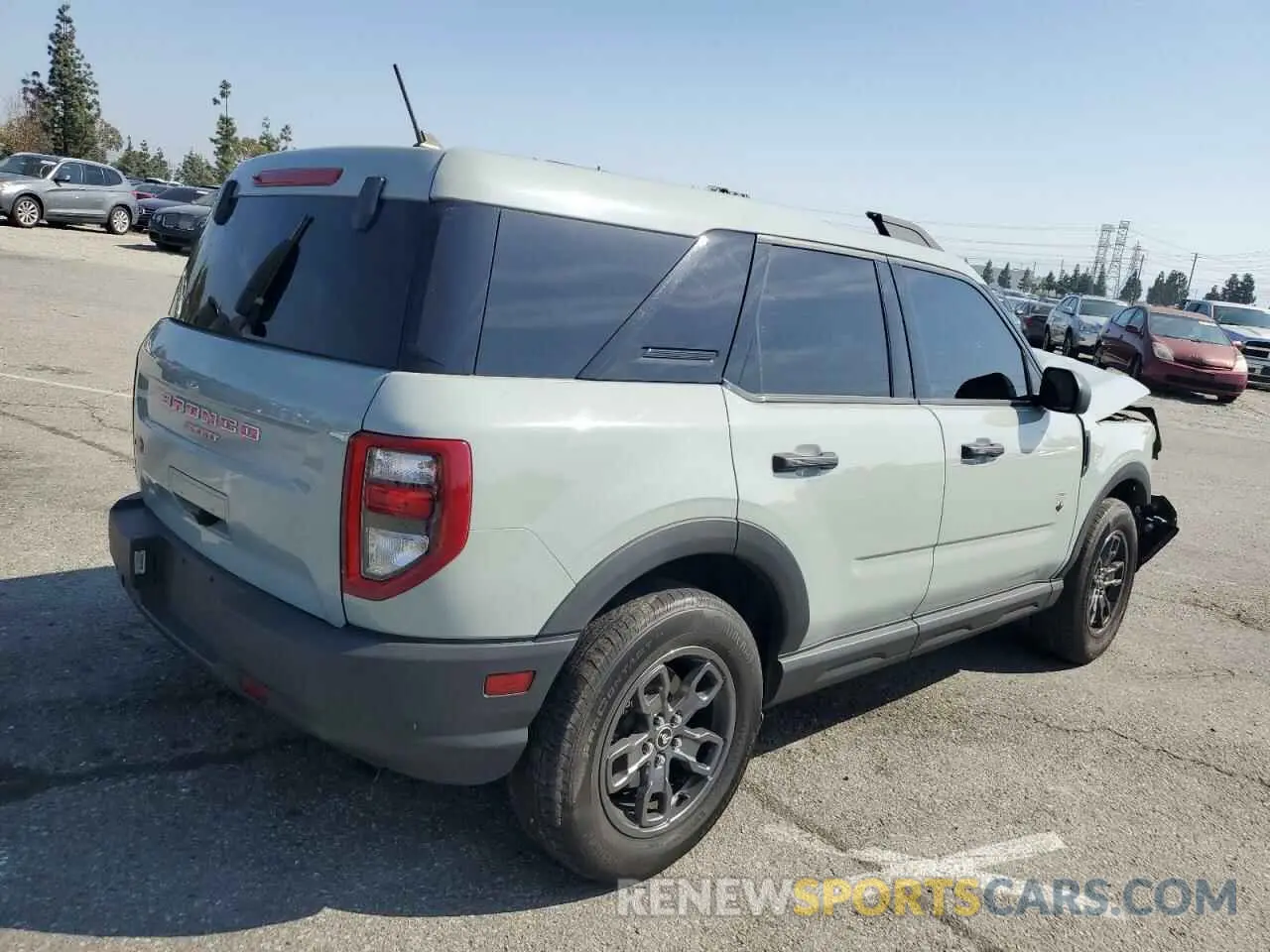 3 Photograph of a damaged car 3FMCR9B64NRD40800 FORD BRONCO 2022