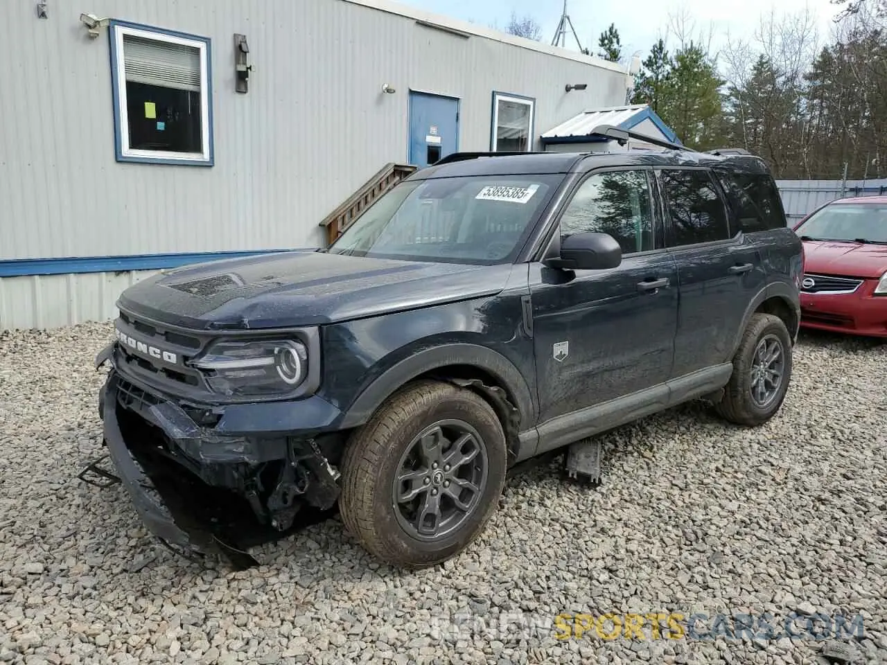 1 Photograph of a damaged car 3FMCR9B65NRD92632 FORD BRONCO 2022