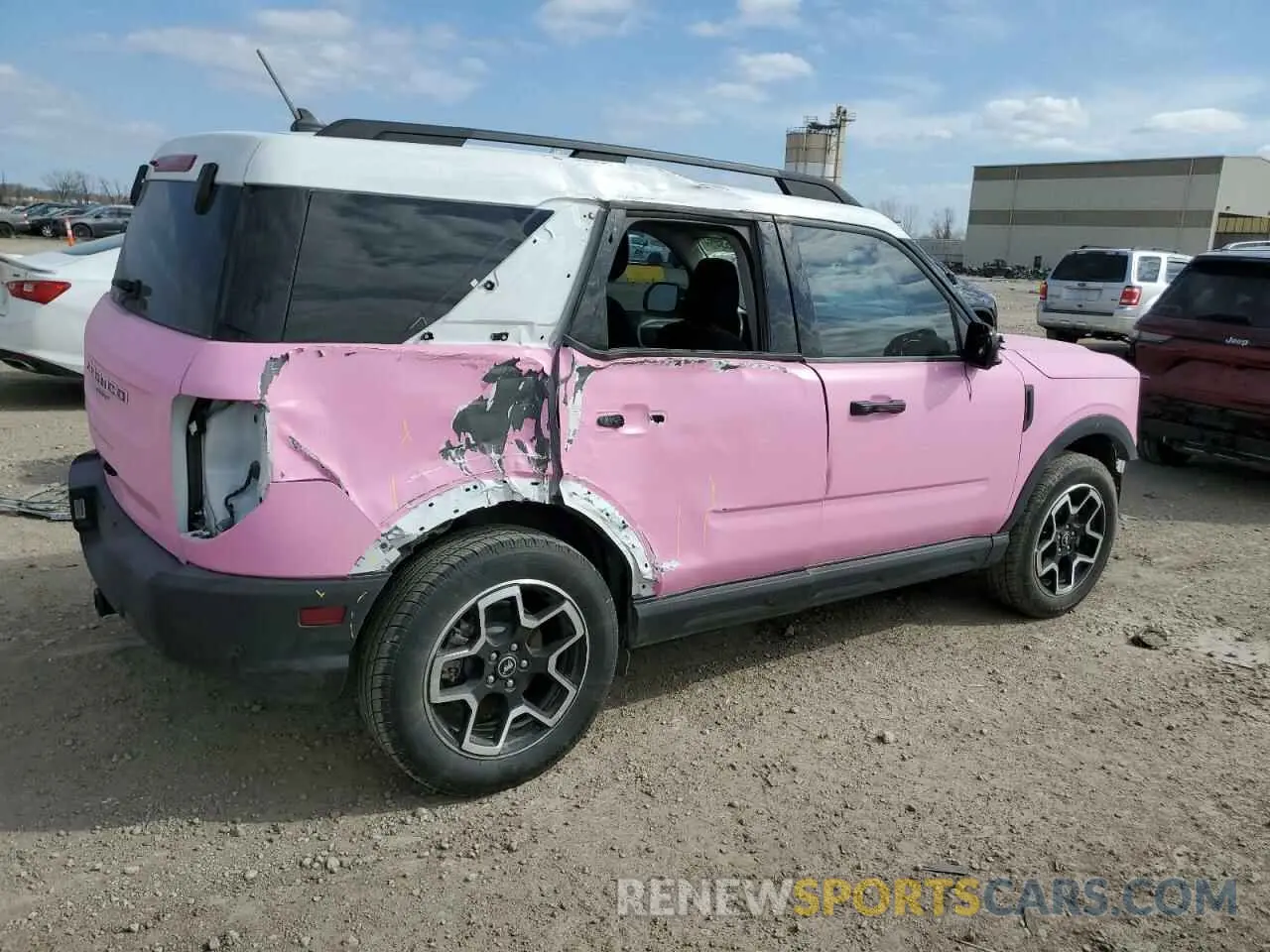 3 Photograph of a damaged car 3FMCR9B66NRD15476 FORD BRONCO 2022