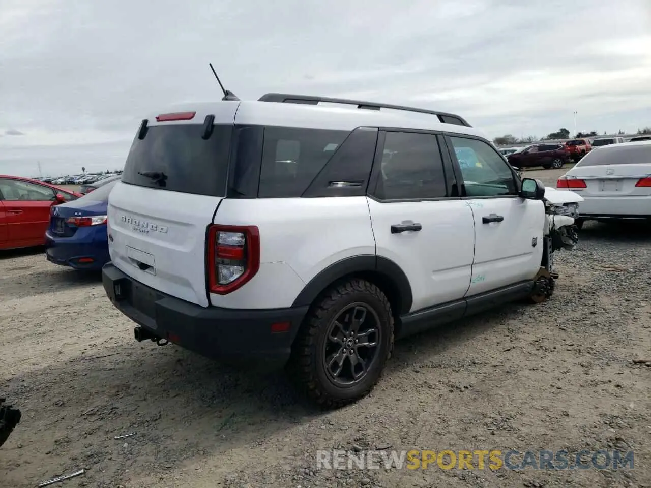3 Фотография поврежденного автомобиля 3FMCR9B67NRD10447 FORD BRONCO 2022