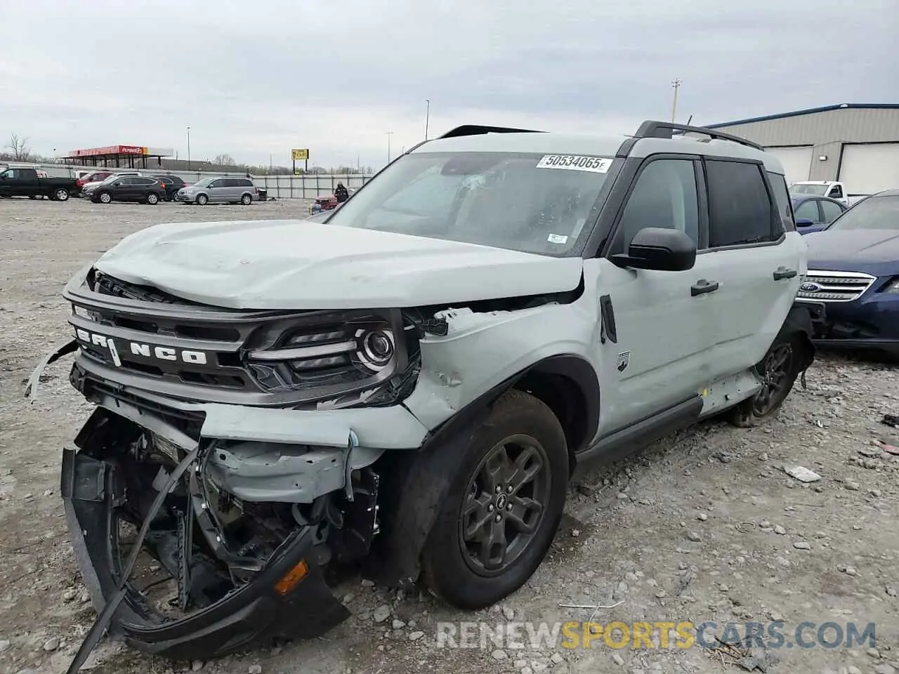 1 Photograph of a damaged car 3FMCR9B67NRD29225 FORD BRONCO 2022