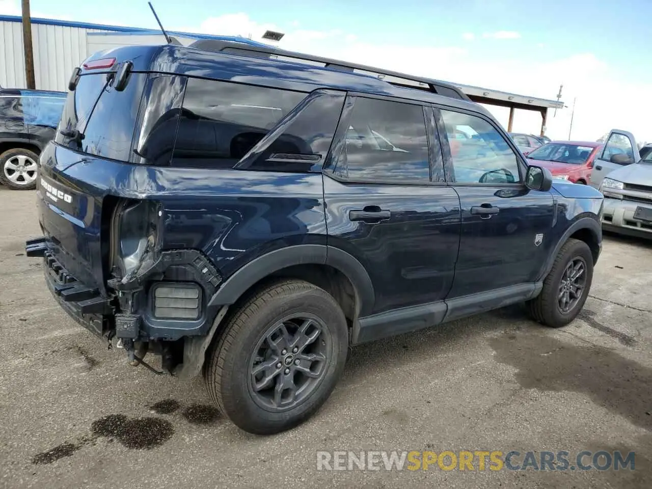 3 Фотография поврежденного автомобиля 3FMCR9B69NRD25547 FORD BRONCO 2022