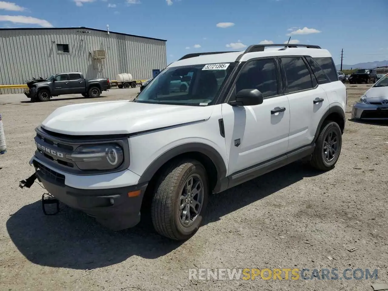 1 Photograph of a damaged car 3FMCR9B69NRD40579 FORD BRONCO 2022