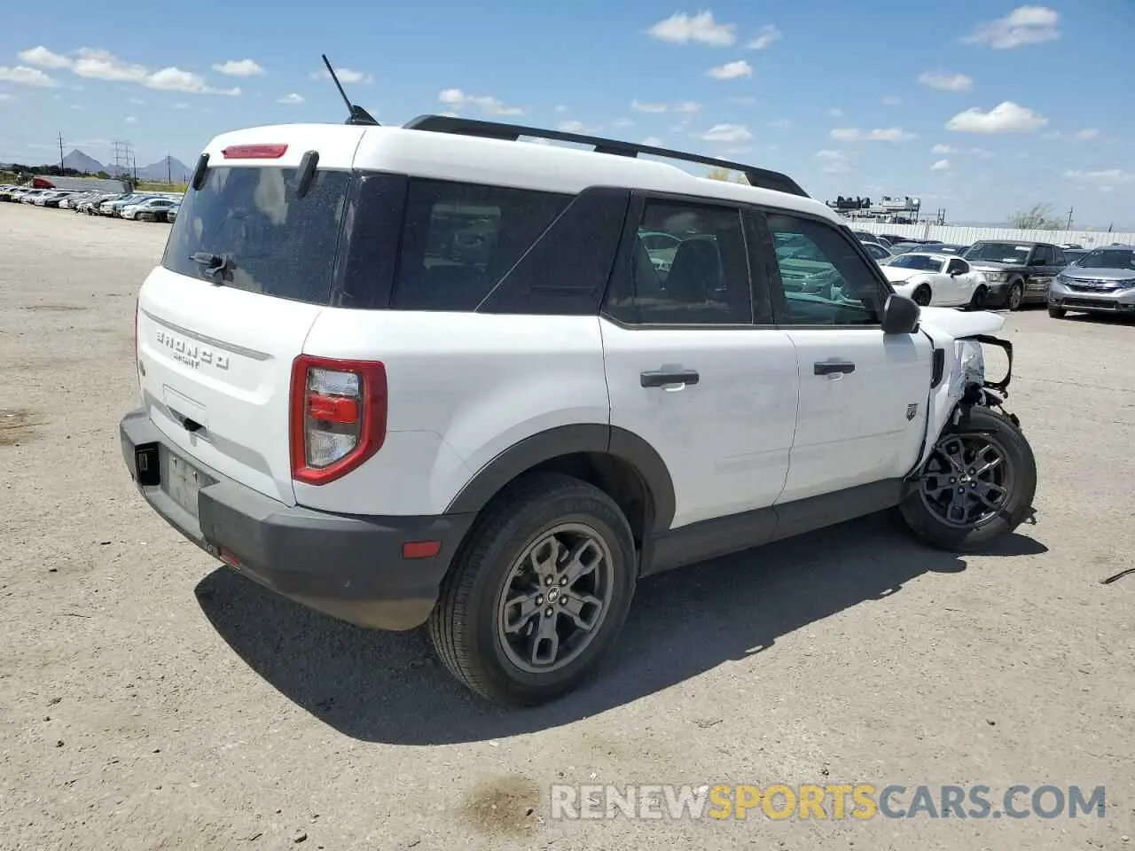 3 Photograph of a damaged car 3FMCR9B69NRD40579 FORD BRONCO 2022