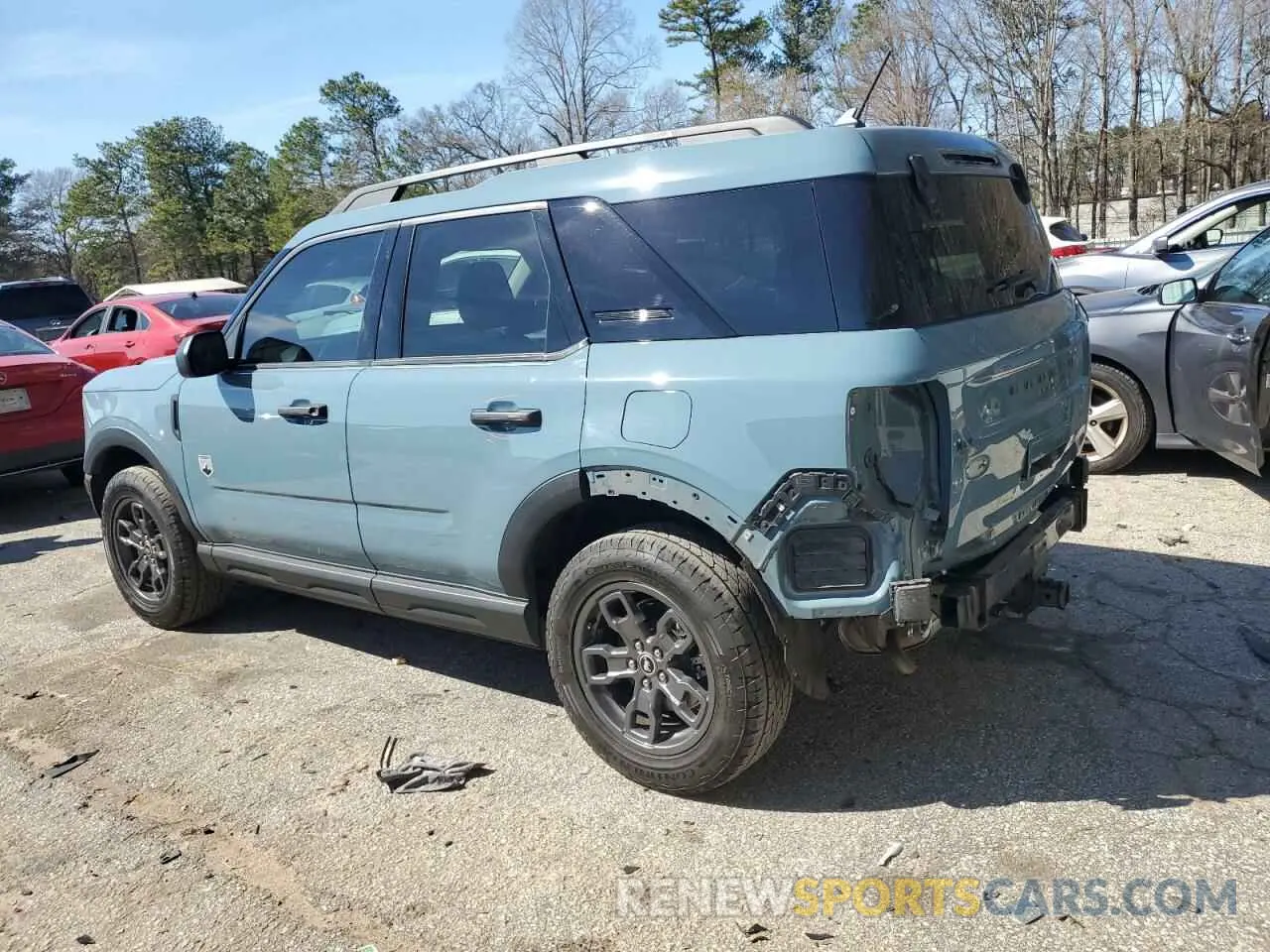 2 Photograph of a damaged car 3FMCR9B6XNRE04080 FORD BRONCO 2022