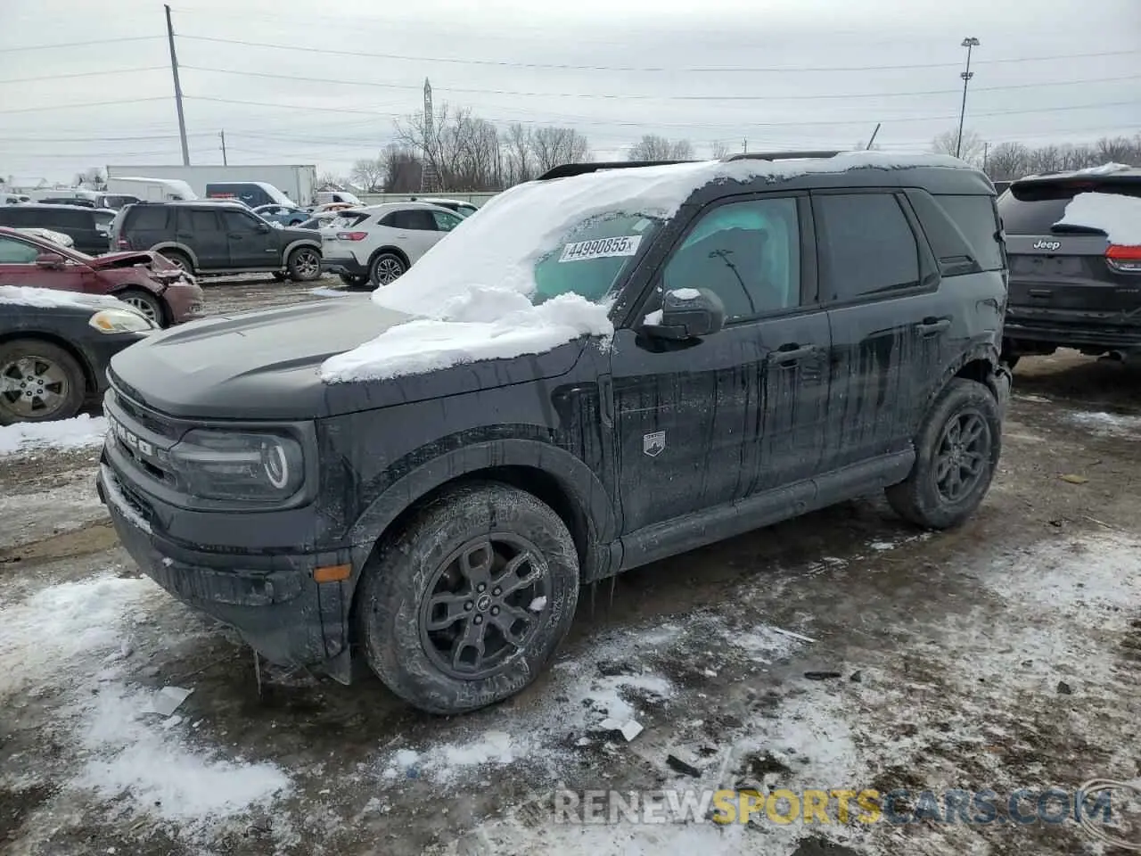 1 Photograph of a damaged car 3FMCR9B6XNRE32378 FORD BRONCO 2022