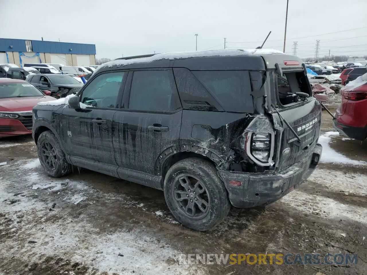 2 Photograph of a damaged car 3FMCR9B6XNRE32378 FORD BRONCO 2022