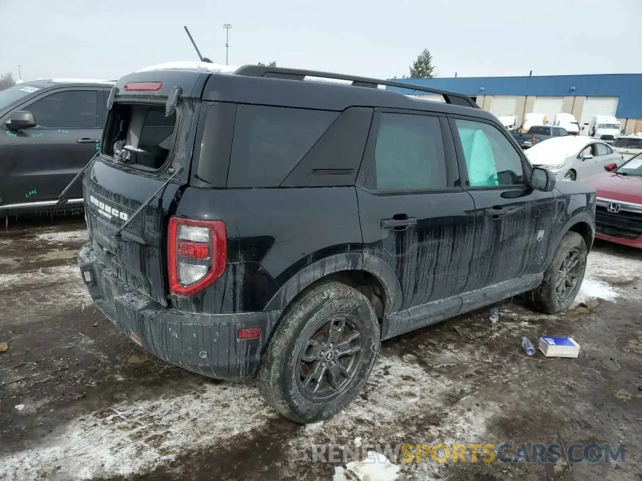 3 Photograph of a damaged car 3FMCR9B6XNRE32378 FORD BRONCO 2022